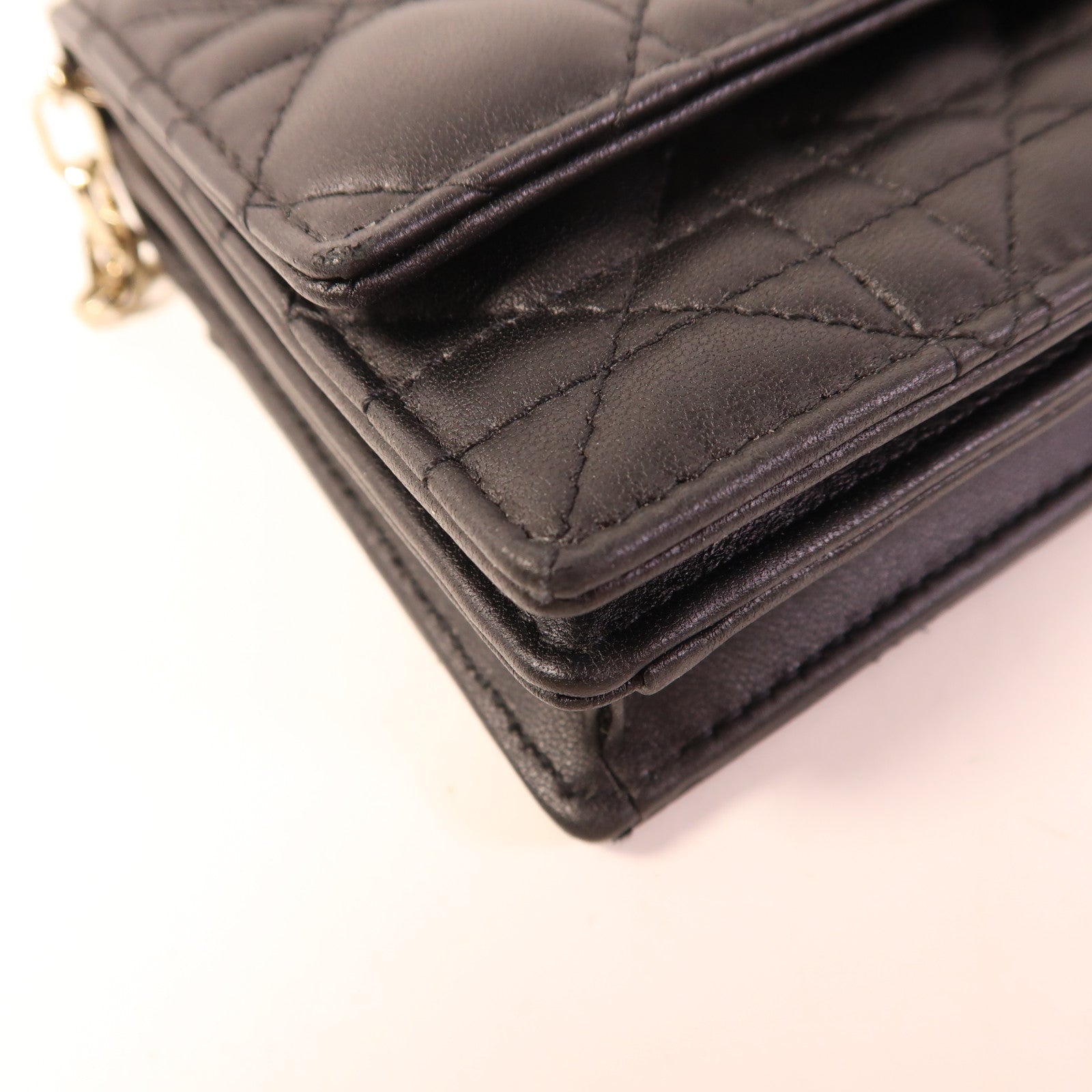 Dior 羊皮皮革My Dior Mini Bag金扣手挽肩背兩用袋