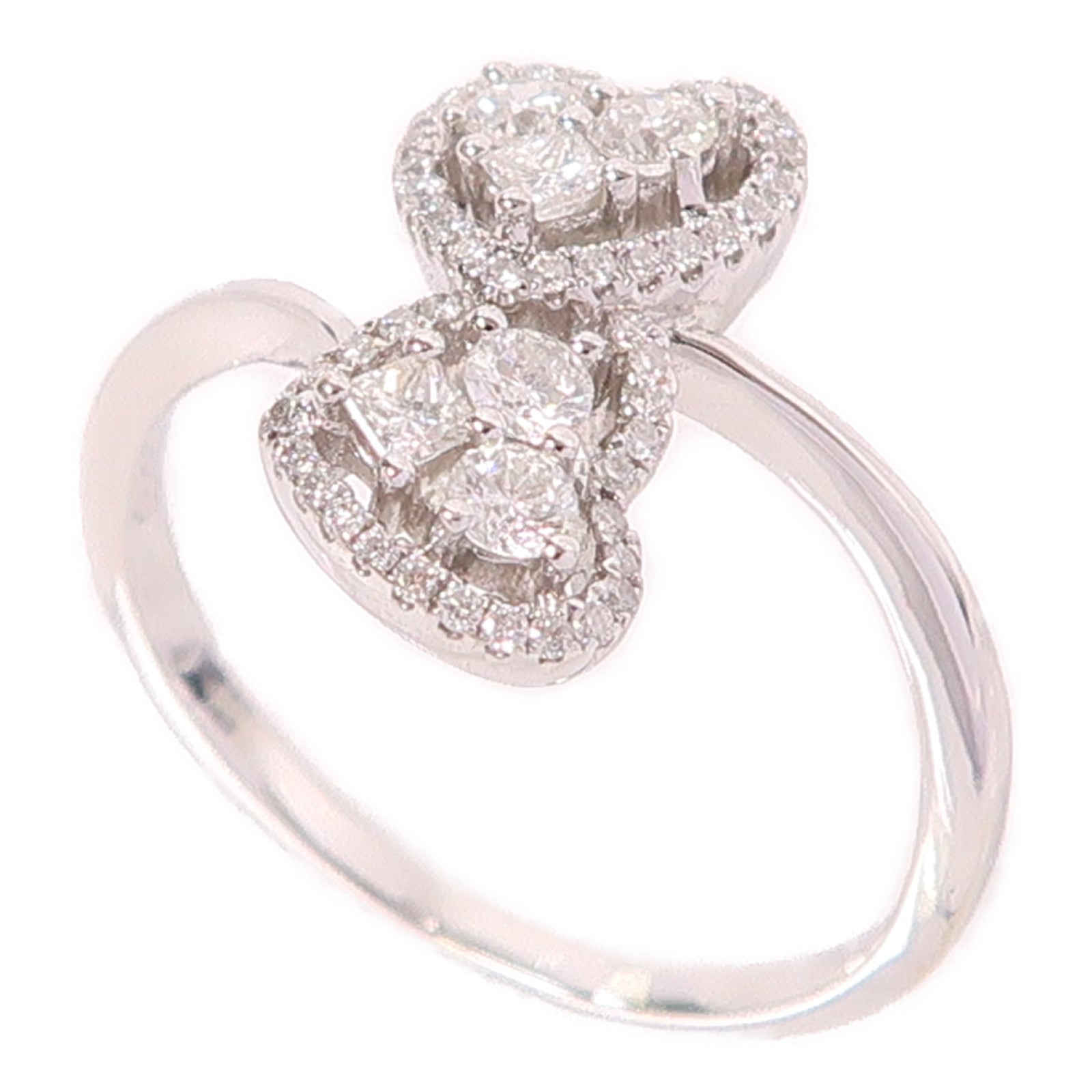 JEWELRY 【激減優惠】18K白金Diamond Ring鑽石戒指US#7