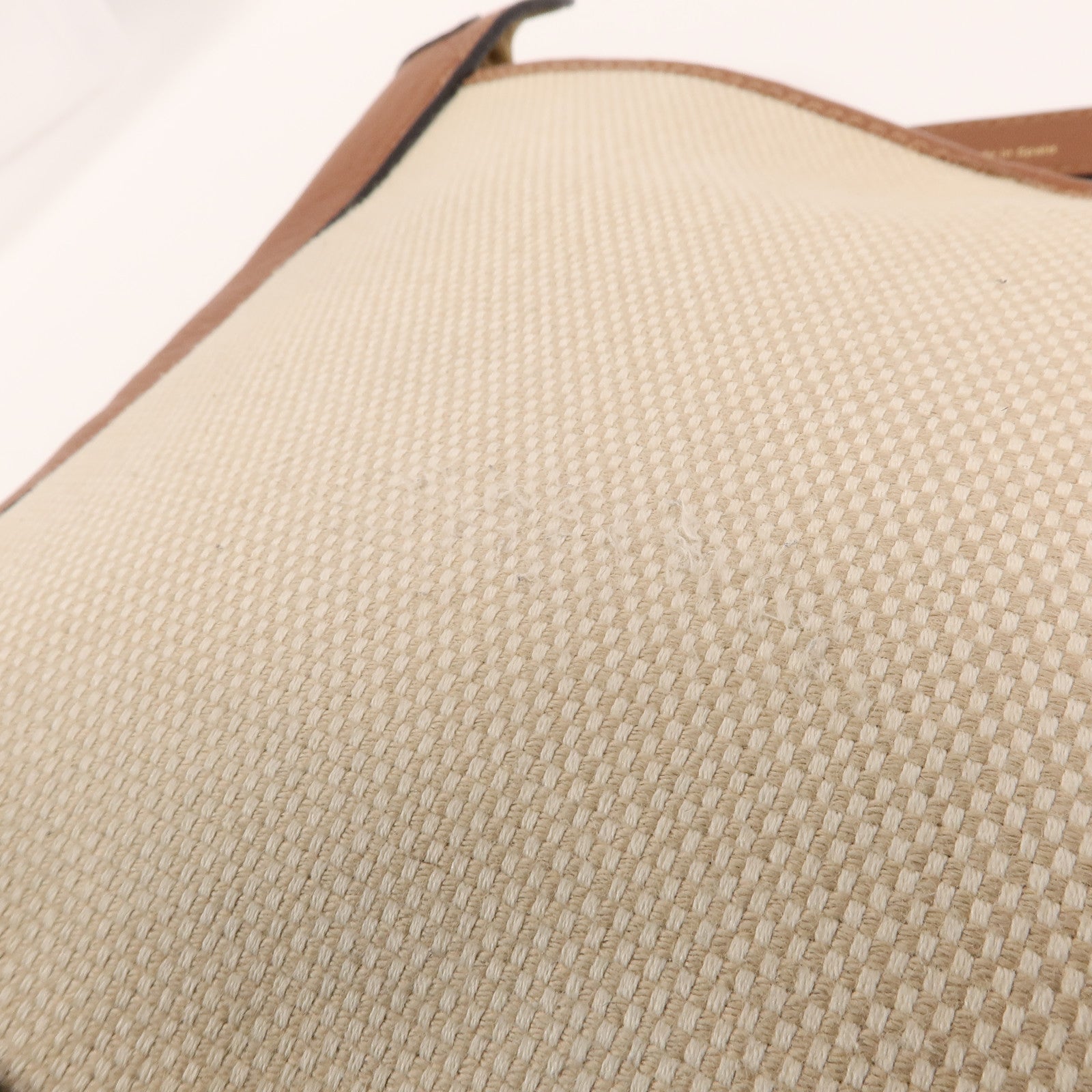 LOEWE 帆布/牛皮皮革Anagram Hobo Bucket Bag肩背袋