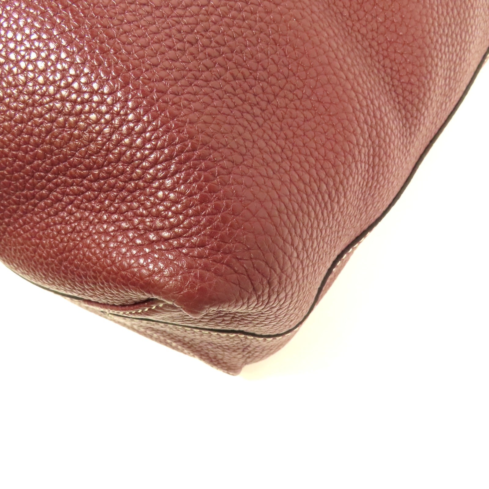 HERMES Clemence皮革Double Sens 35肩背袋Rubis