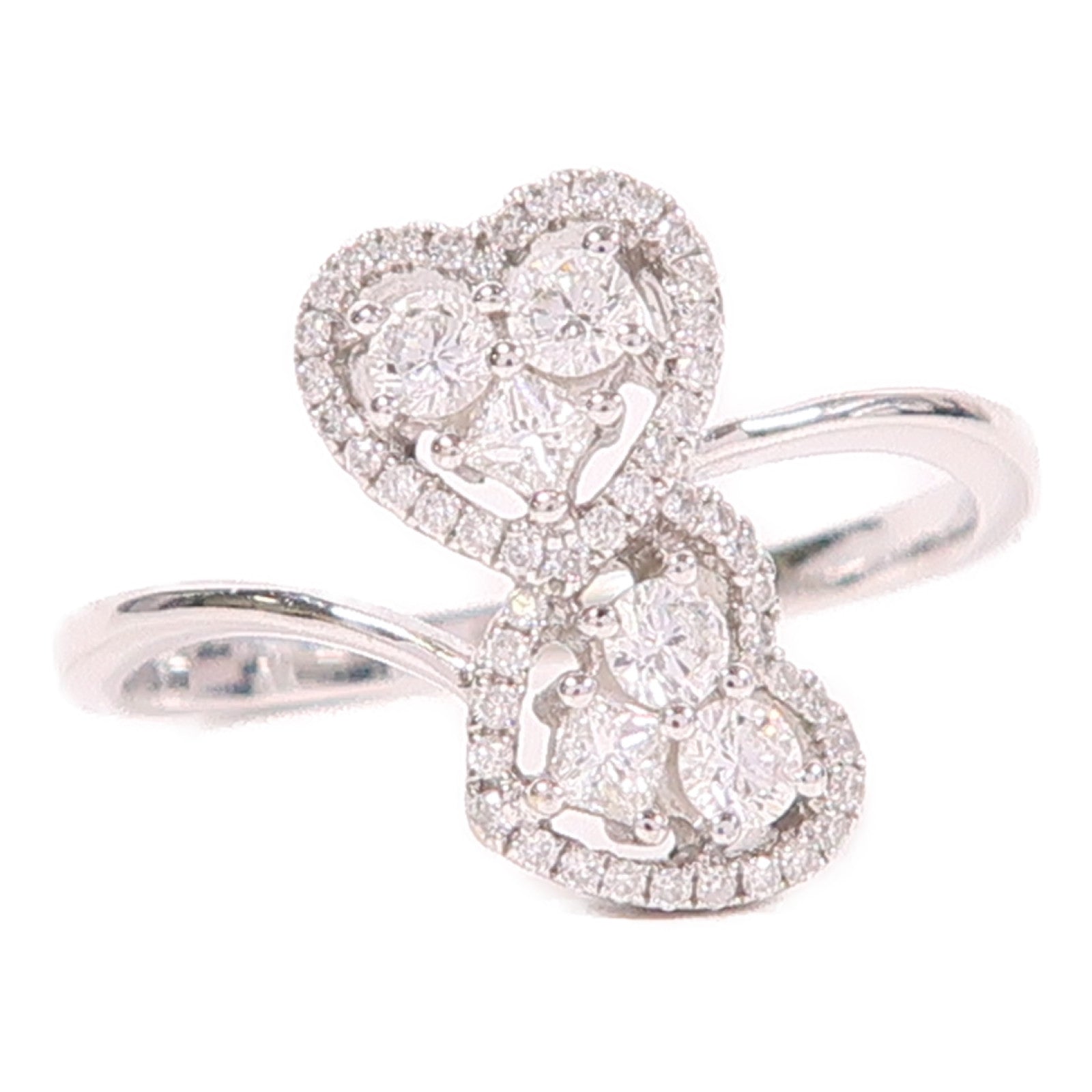 JEWELRY 【激減優惠】18K白金Diamond Ring鑽石戒指US#7