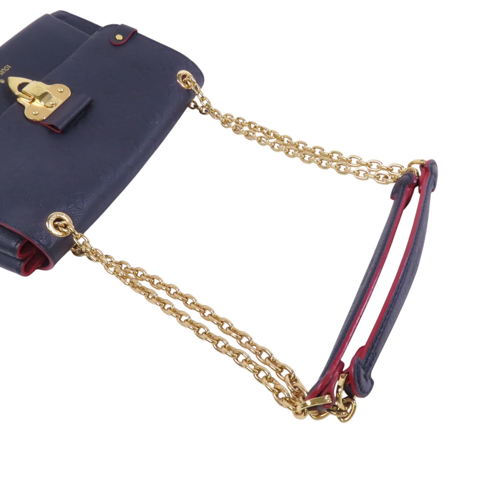 LOUIS VUITTON Monogram Empreinte Vavin PM金扣鏈帶肩背袋