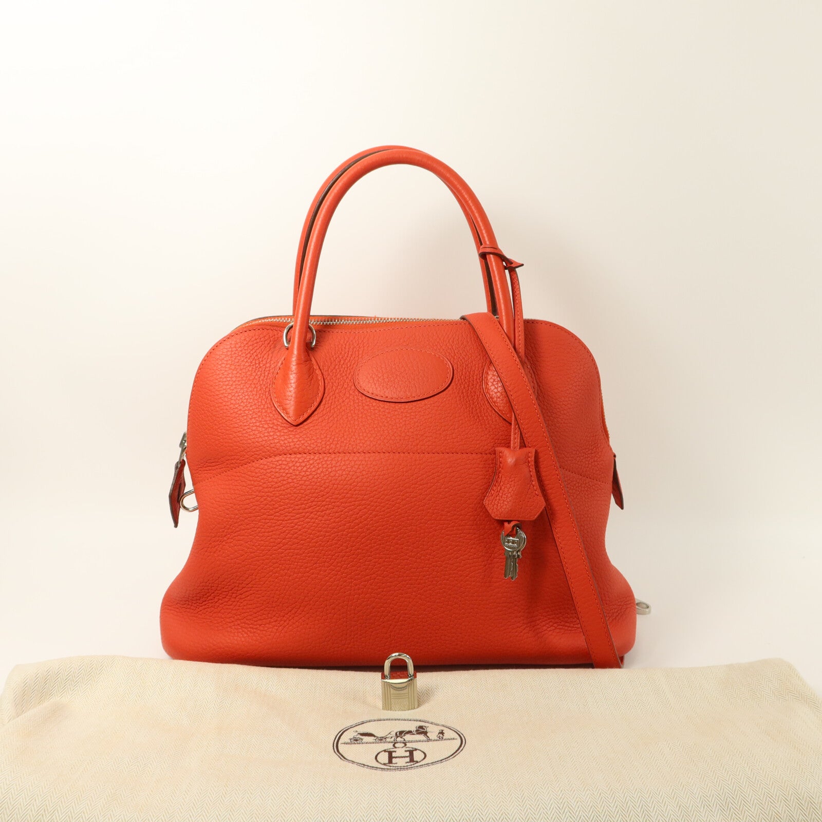HERMES Togo皮革Bolide 31手挽袋