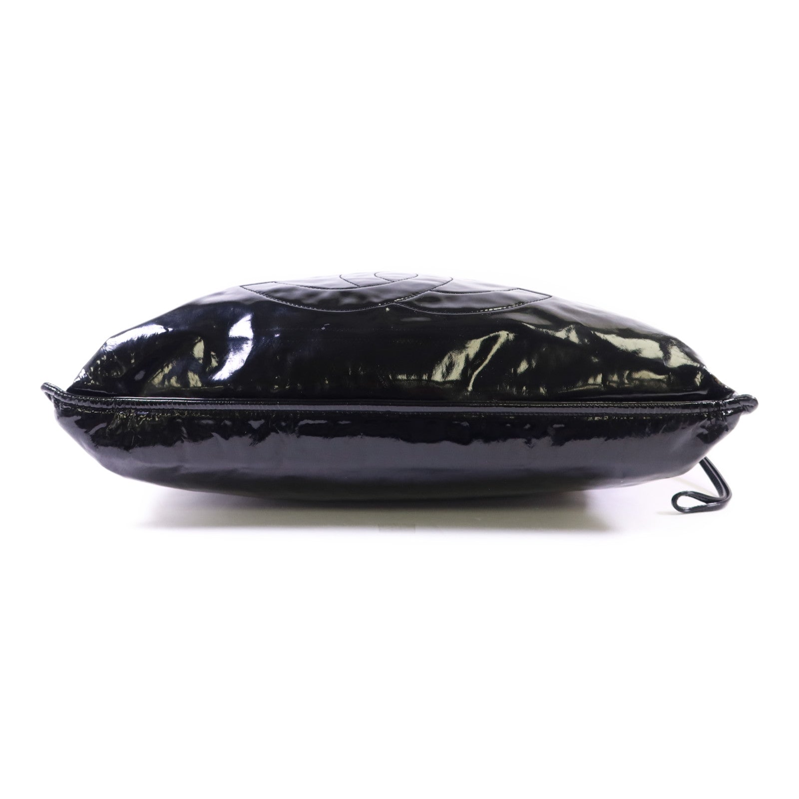 CHANEL 【激減優惠】漆皮皮革Shoulder Bag銀扣鏈帶肩背帶