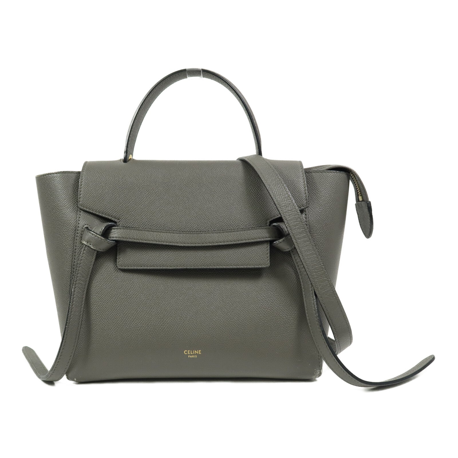 CELINE 牛皮皮革Micor Belt手挽肩背兩用袋