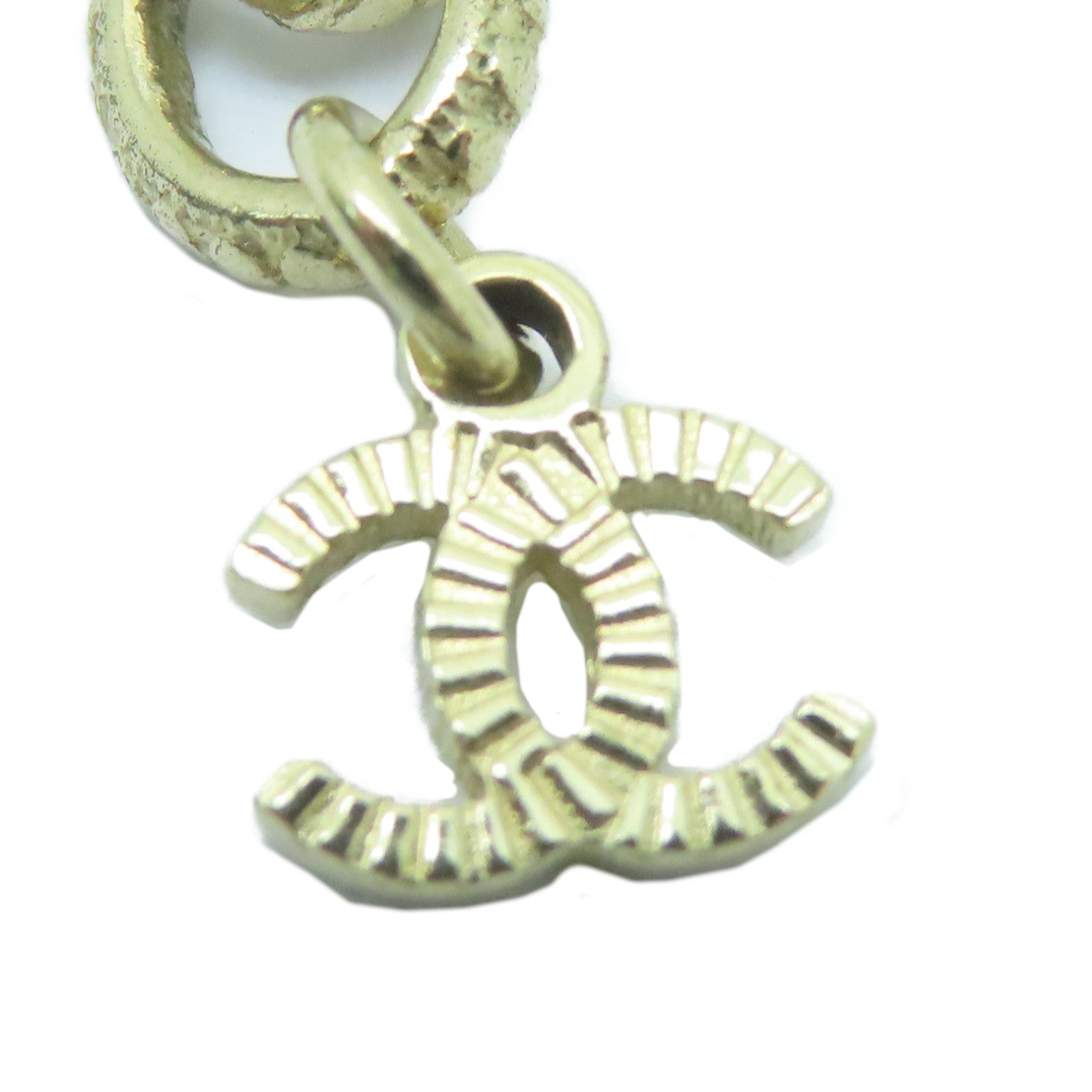 CHANEL 【激減優惠】金屬Necklace項鍊金色#60cm