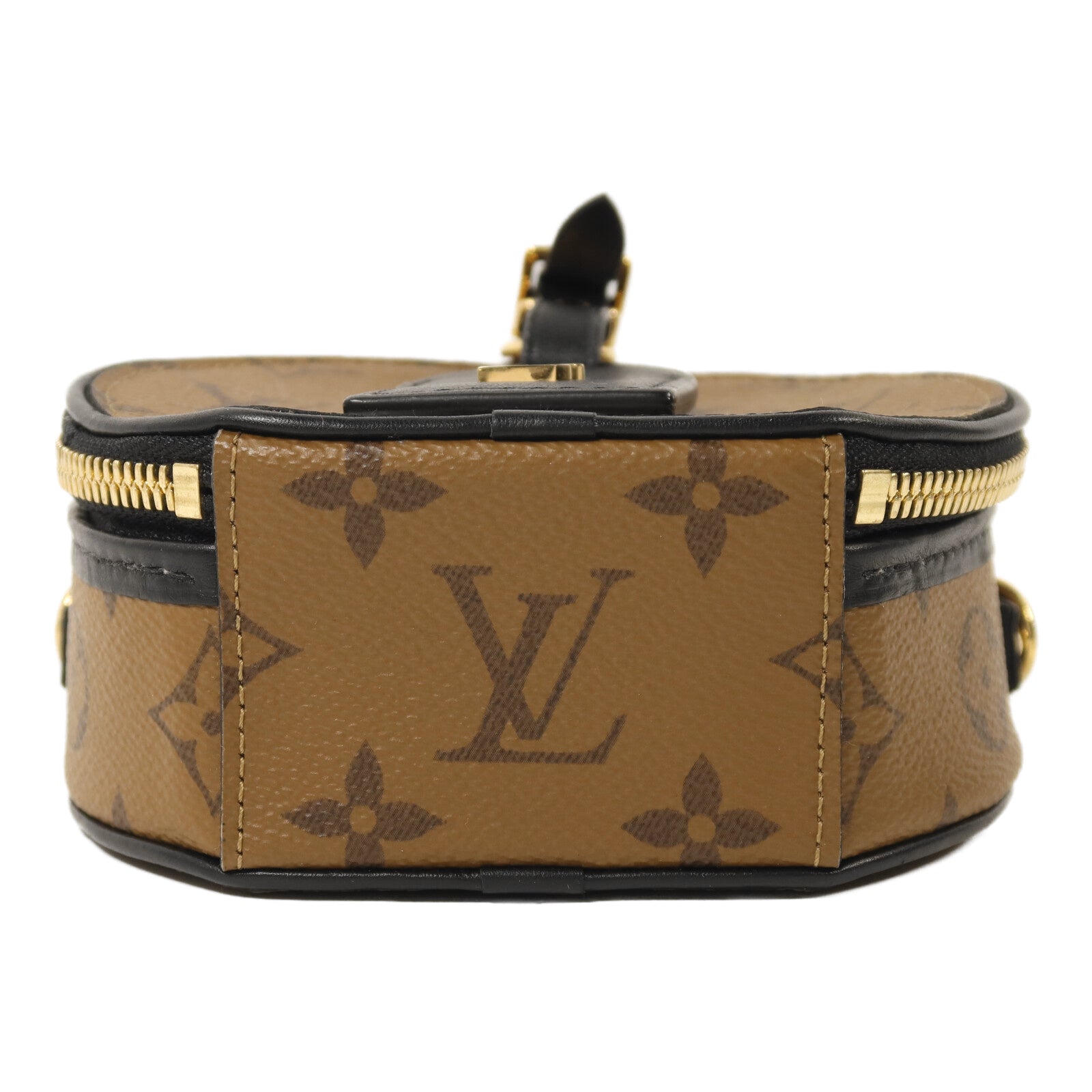 LOUIS VUITTON Monogram Reverse Mini Boite Chapeau金扣手挽肩背兩用袋