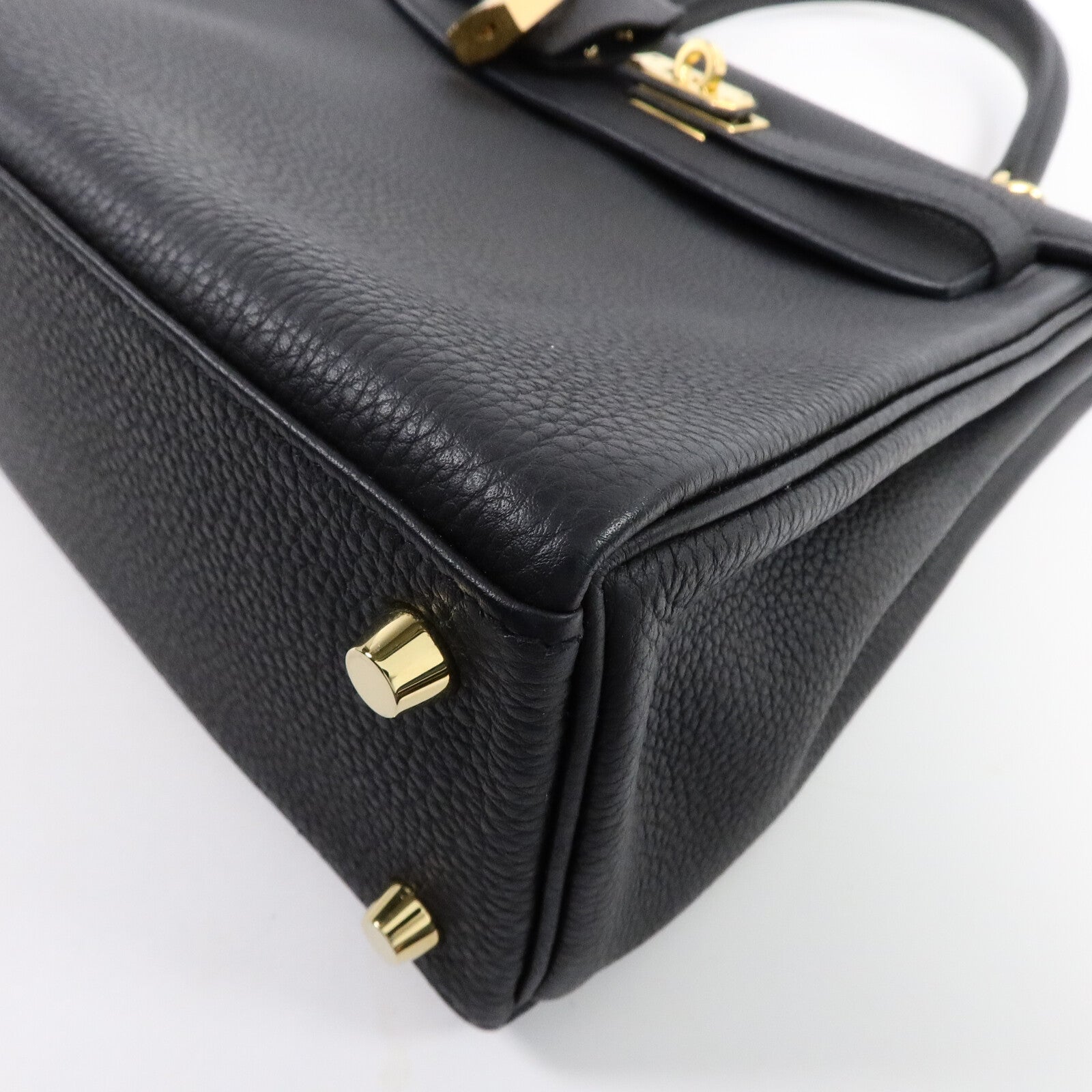 HERMES Togo皮革Kelly 25手挽肩背兩用袋Noir