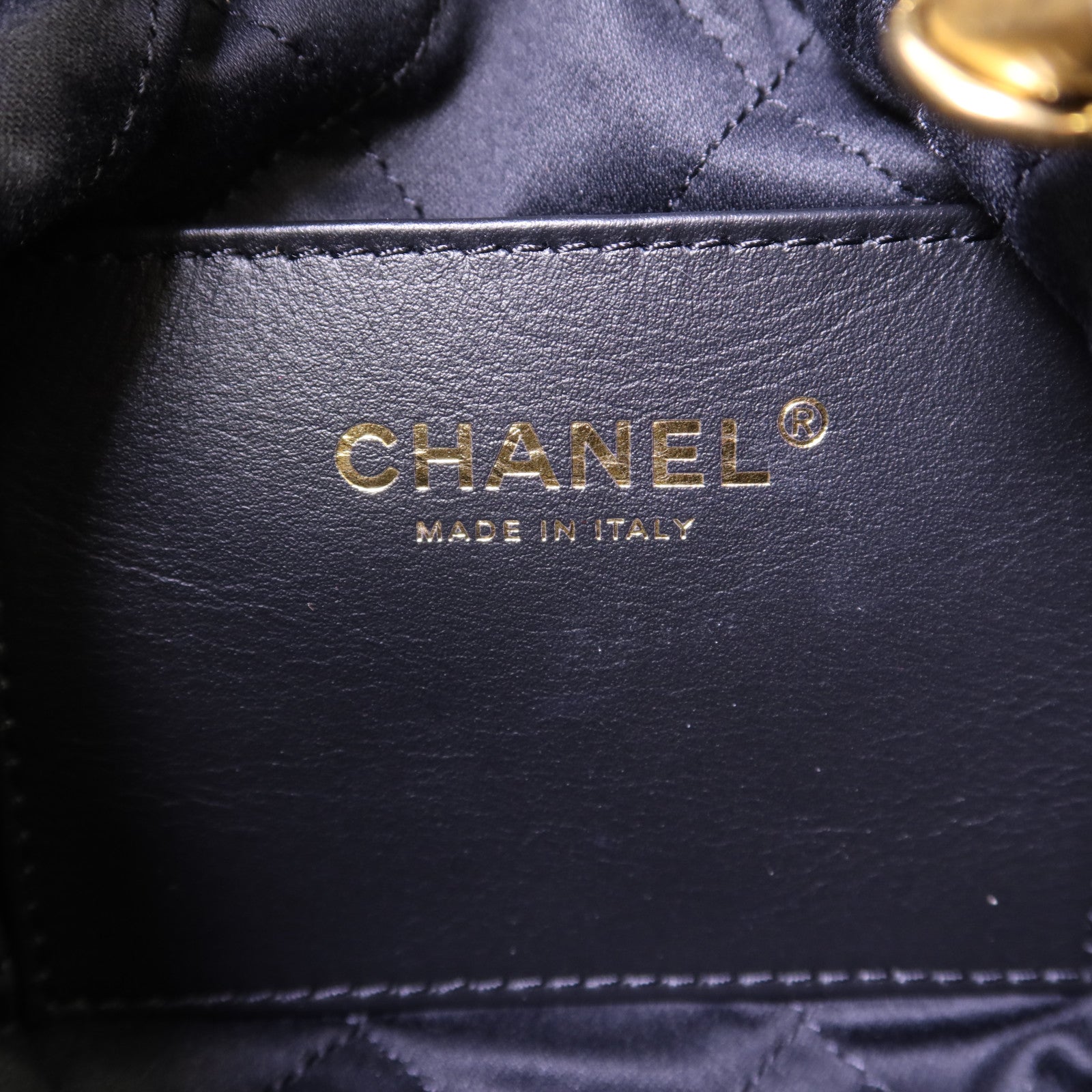 CHANEL 【激減優惠】牛皮皮革C22 Mini金扣手挽肩背兩用袋