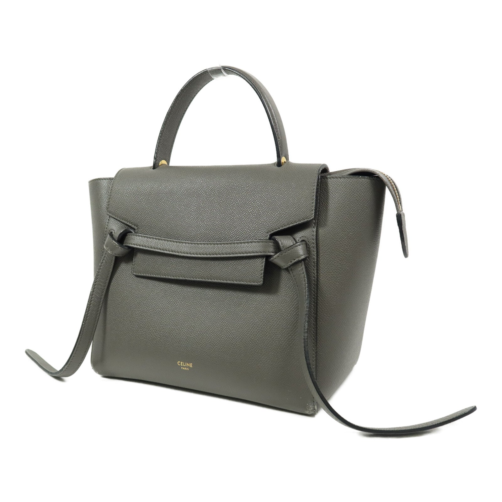 CELINE 牛皮皮革Micor Belt手挽肩背兩用袋