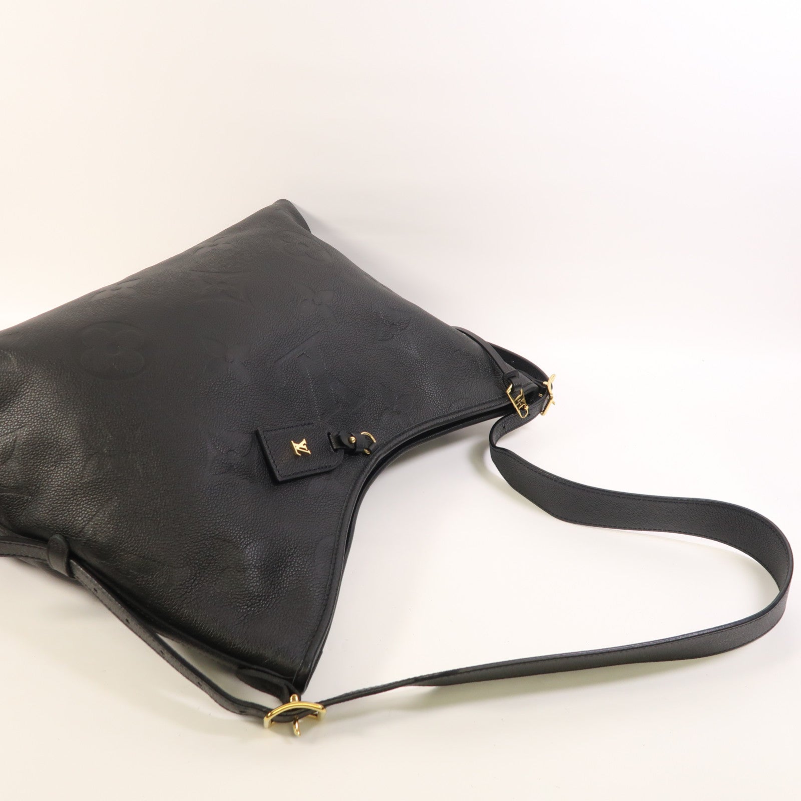 LOUIS VUITTON Monogram Empreinte CarryAll金扣肩背袋