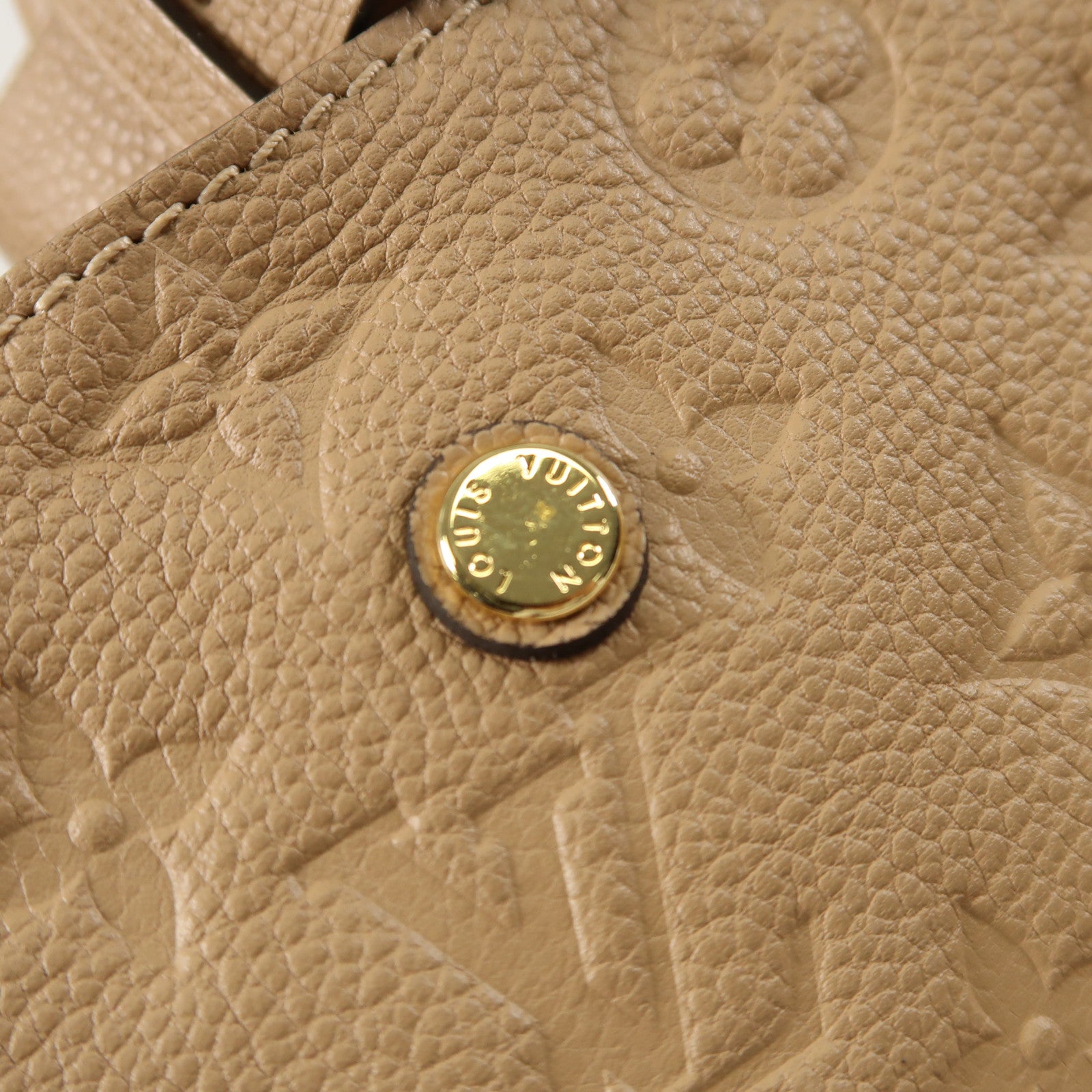 LOUIS VUITTON Monogram Empreinte Montaigne MM手挽肩背兩用袋
