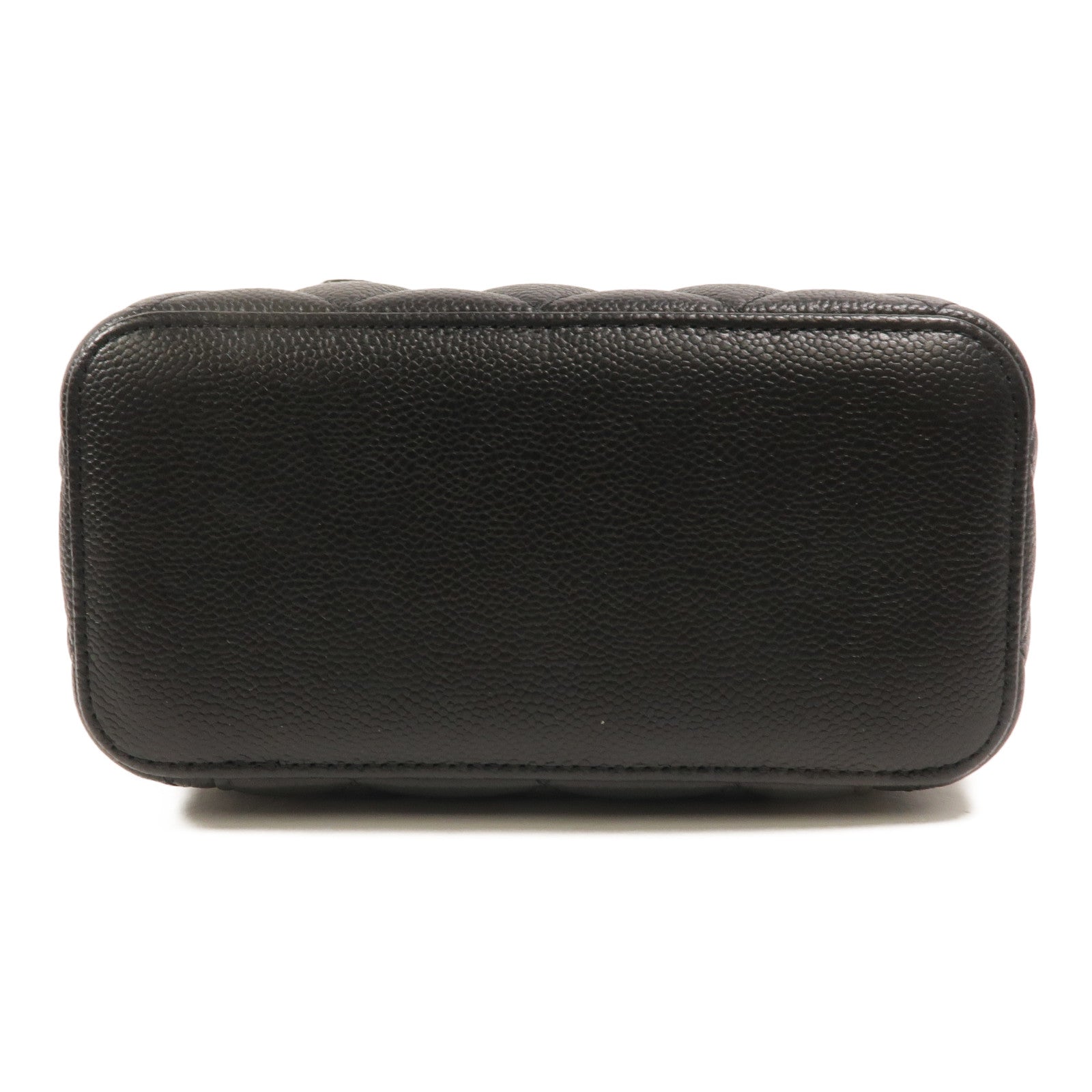 CHANEL 牛皮皮革Vanity Case鏈帶肩背袋