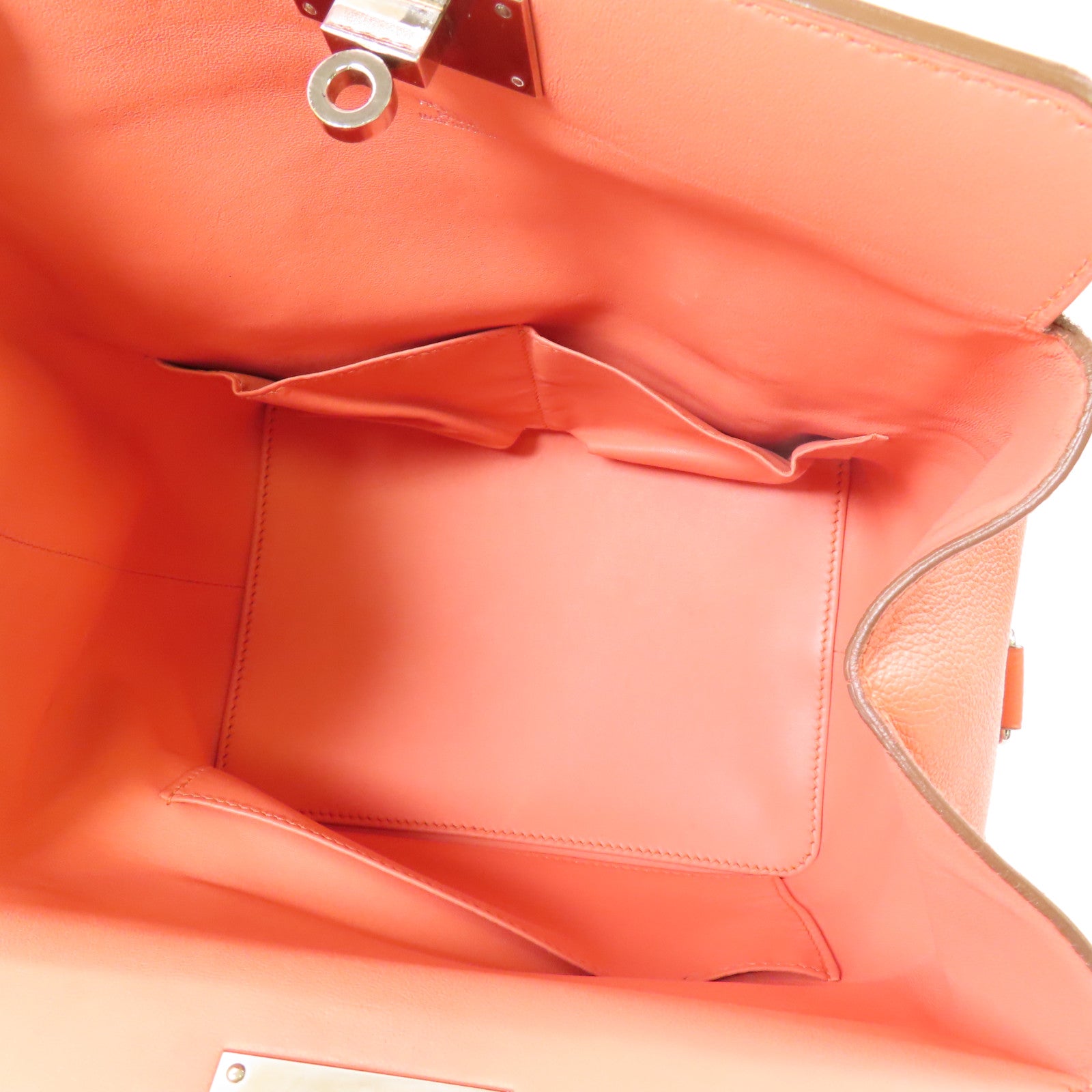 HERMES Evercolor皮革Tool Box 20手挽肩背兩用袋Crevette