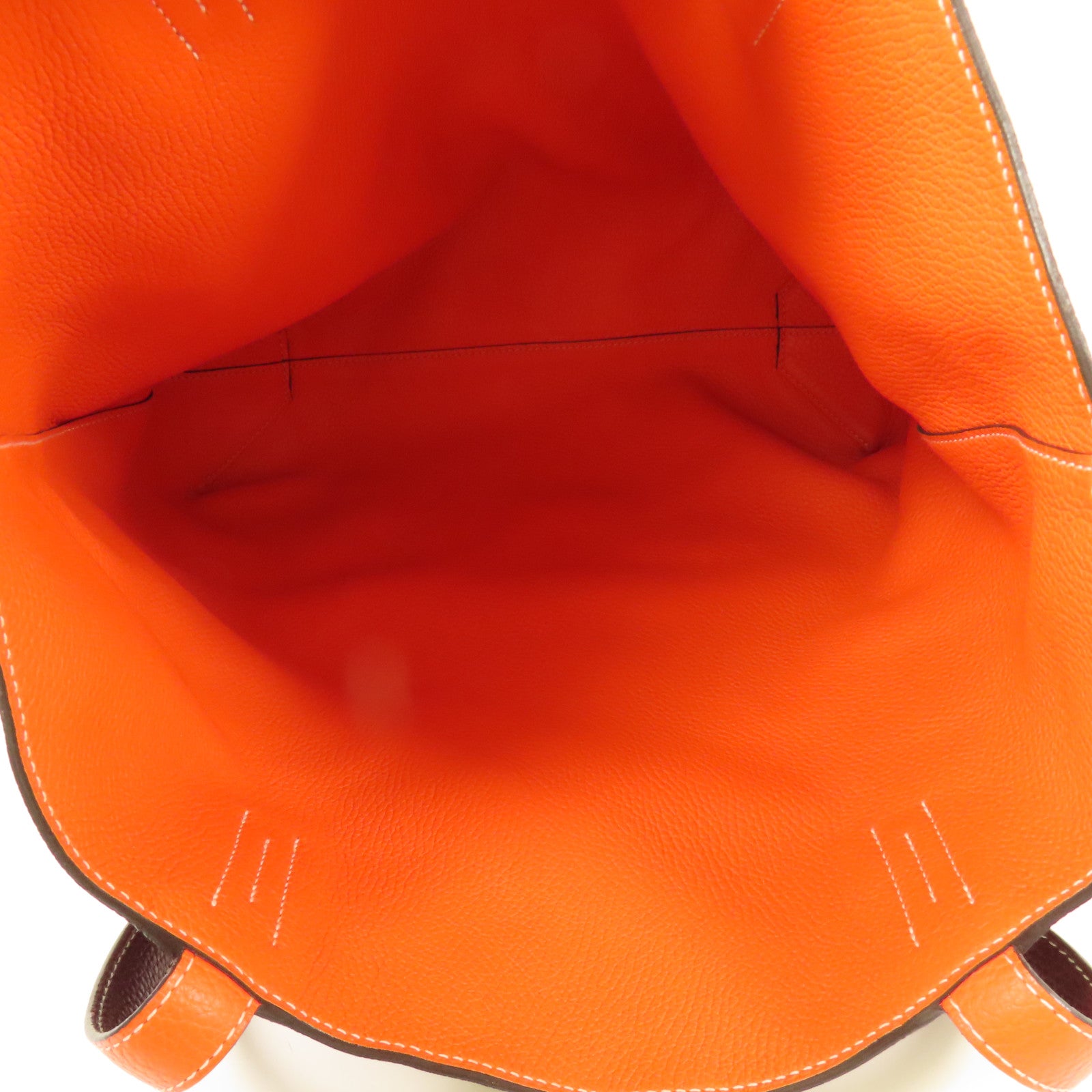 HERMES Clemence皮革Double Sens 35肩背袋Rubis