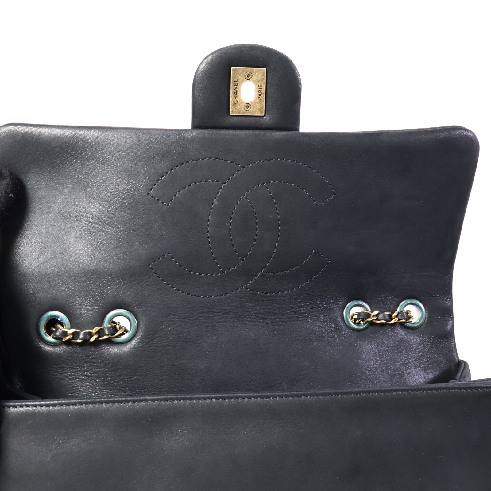 CHANEL 牛皮皮革Chain Shoulder Bag鏈帶肩背袋