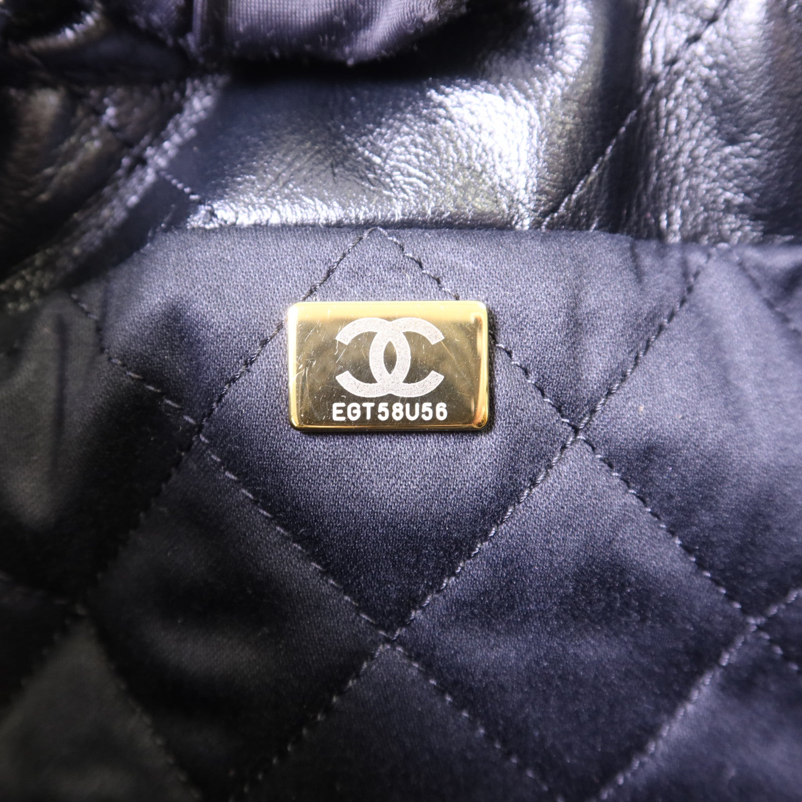 CHANEL 【激減優惠】牛皮皮革C22 Mini金扣手挽肩背兩用袋