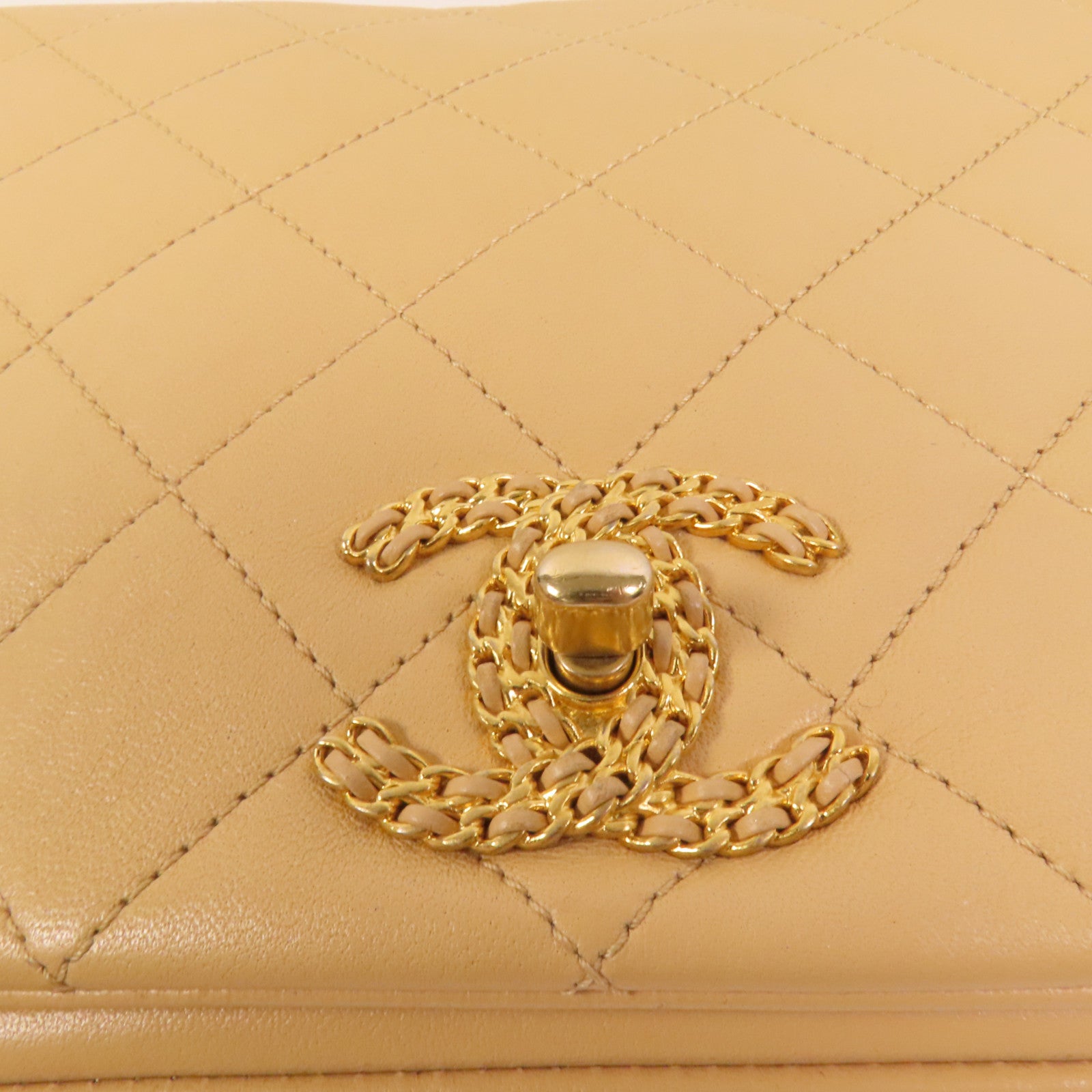 CHANEL 羊皮皮革Chain Shoulder Bag鏈帶肩背袋