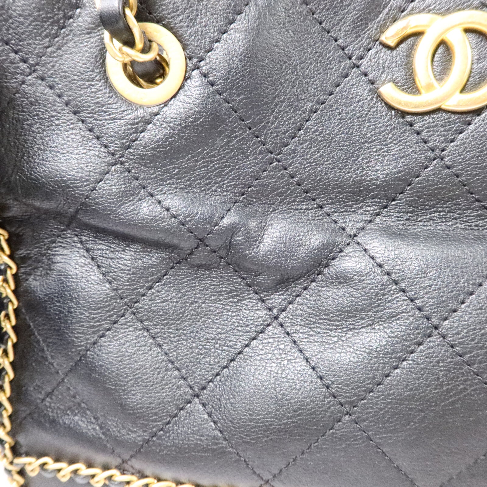 CHANEL 牛皮皮革Chain Shoulder Bag肩背袋