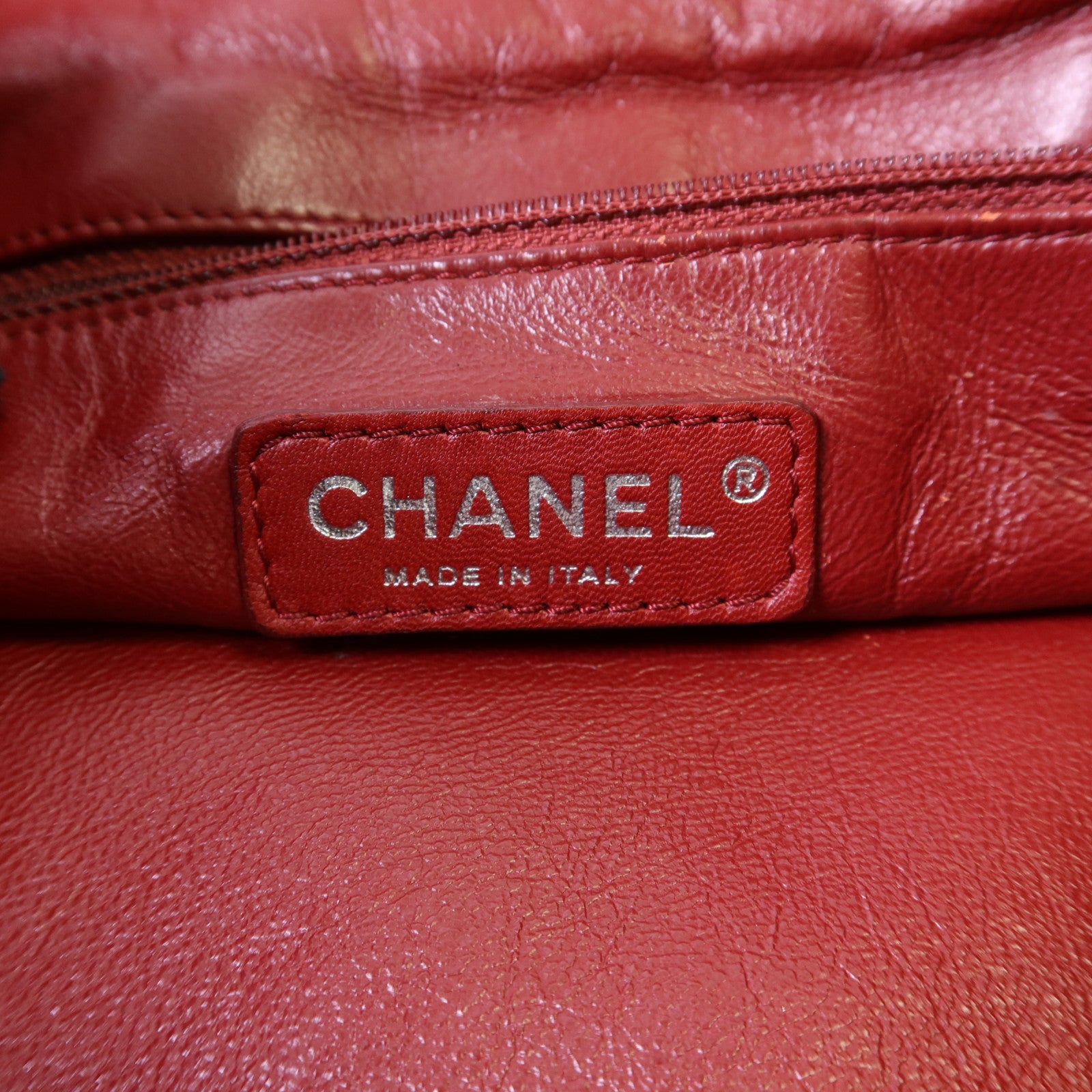 CHANEL 【激減優惠】漆皮皮革Shoulder Bag銀扣鏈帶肩背帶