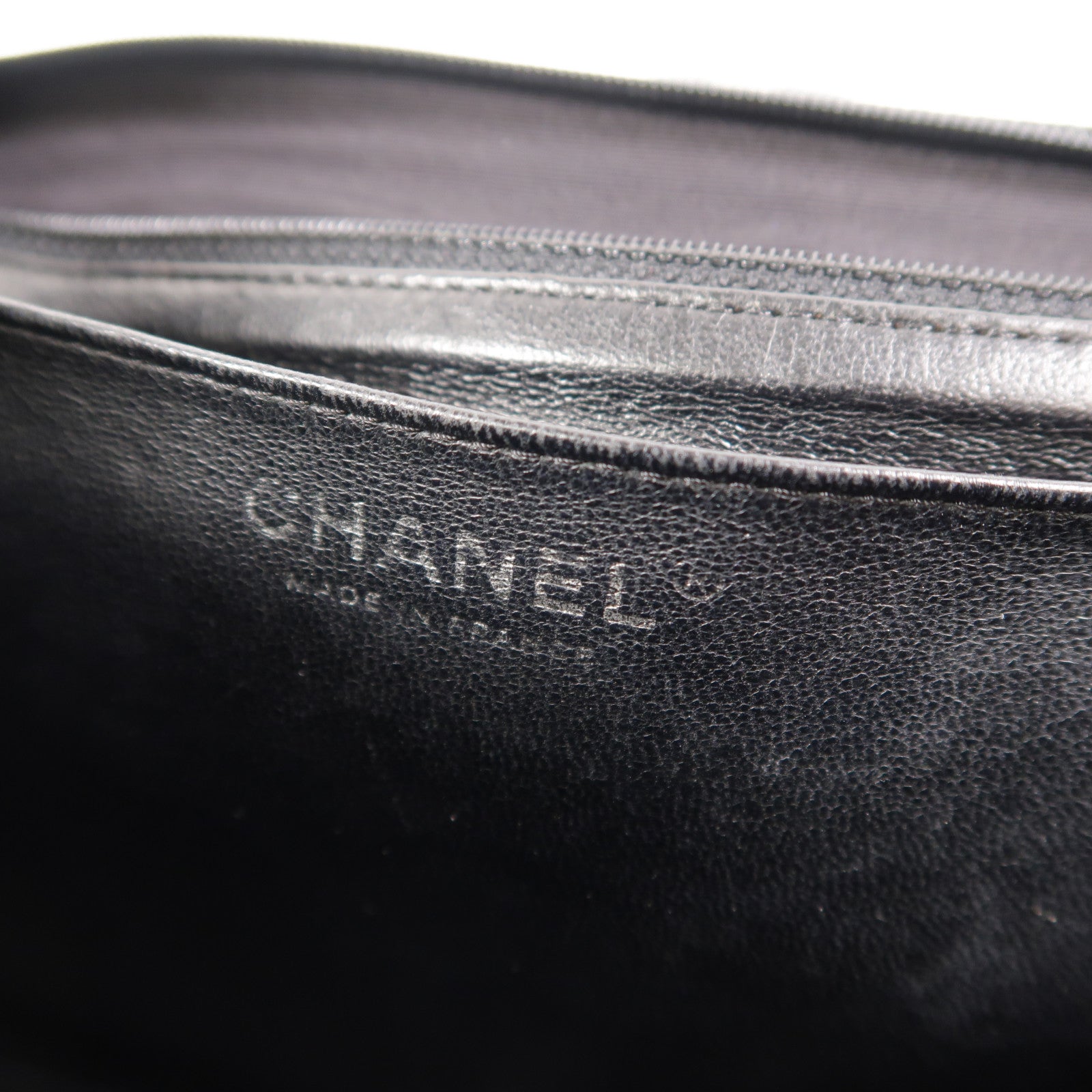 CHANEL 牛皮皮革Large Classic鏈帶肩背袋