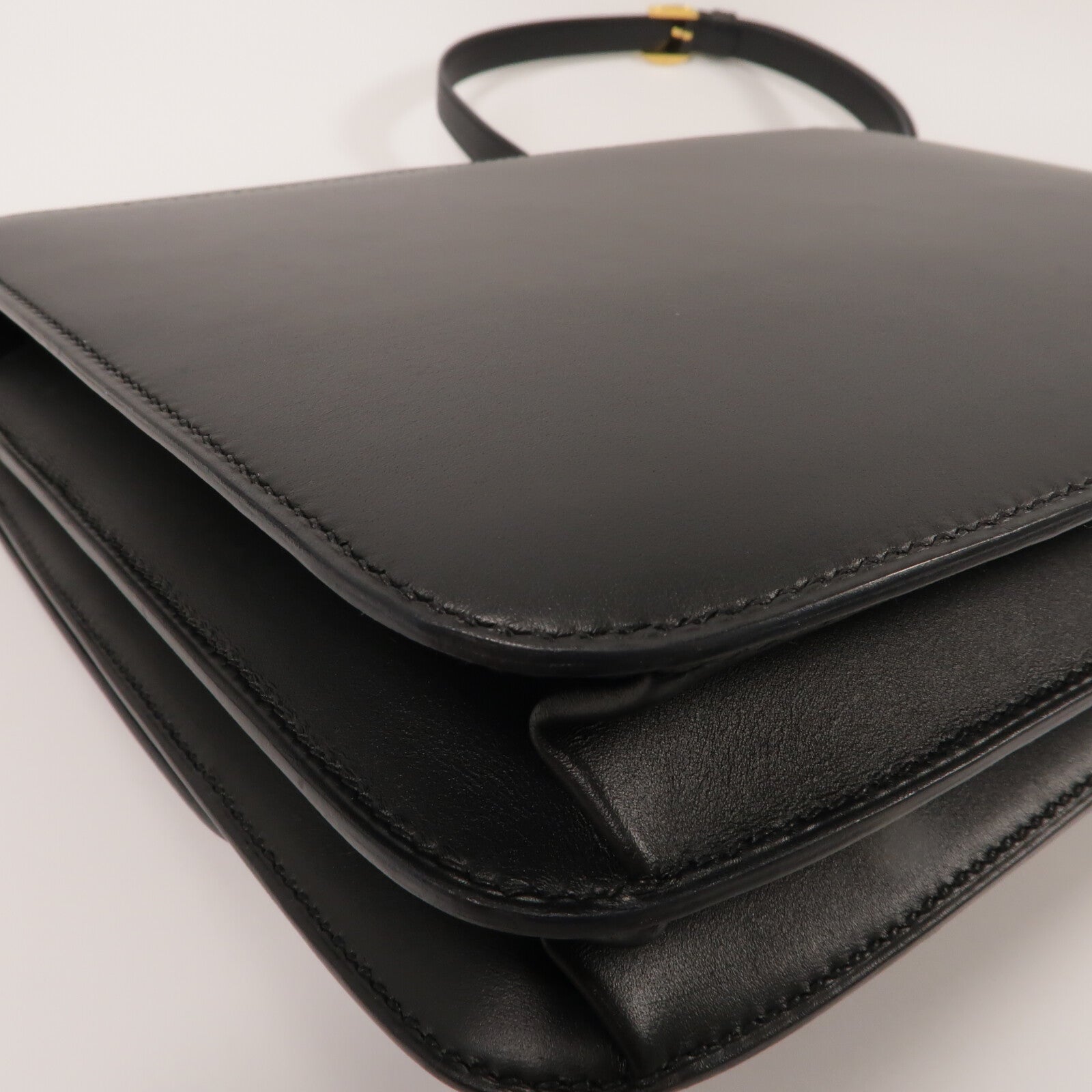 HERMES Sombrero皮革2002-26肩背袋Noir