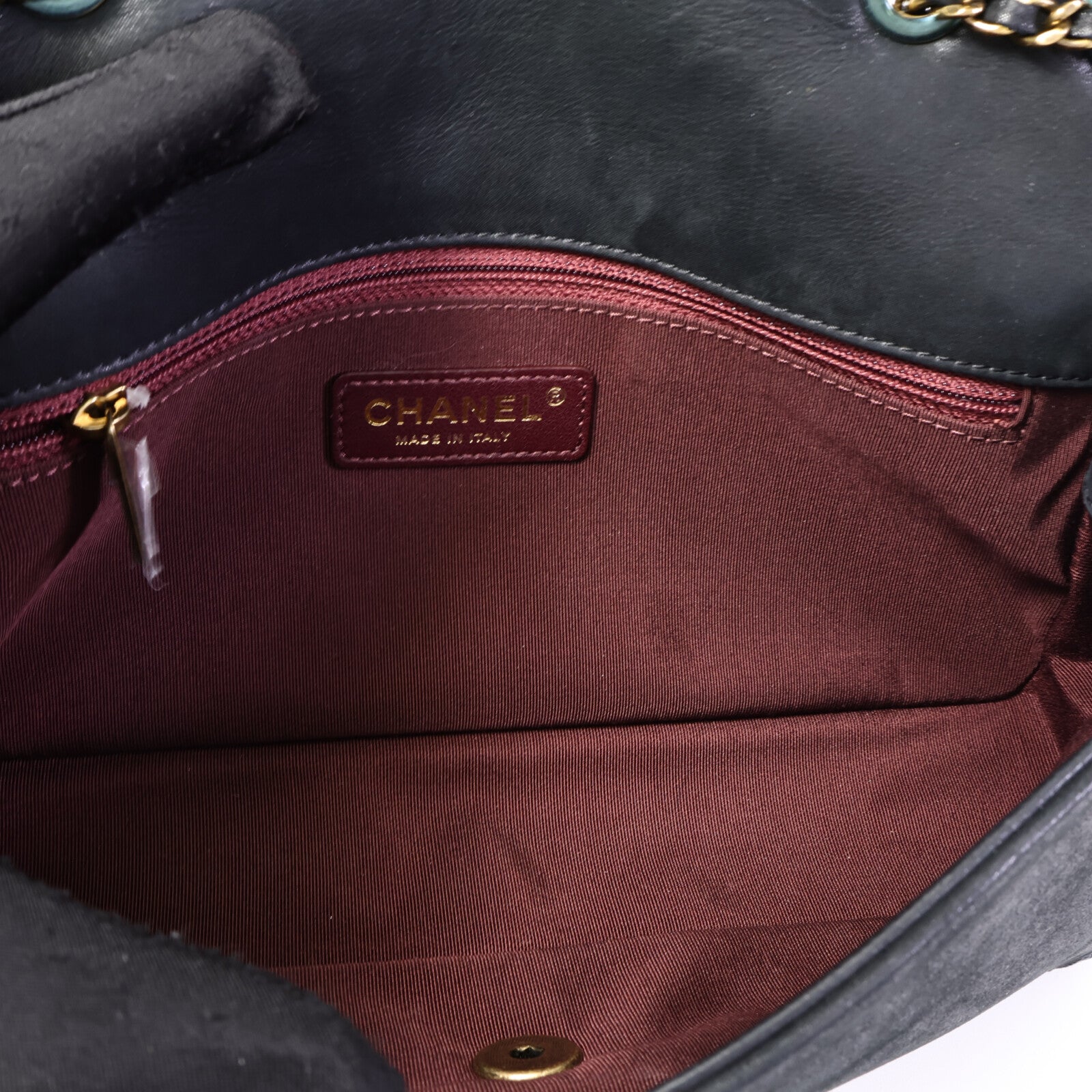 CHANEL 牛皮皮革Chain Shoulder Bag鏈帶肩背袋