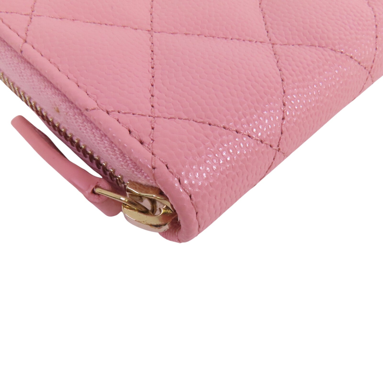 CHANEL 牛皮皮革Coins Card Case金扣零錢卡套