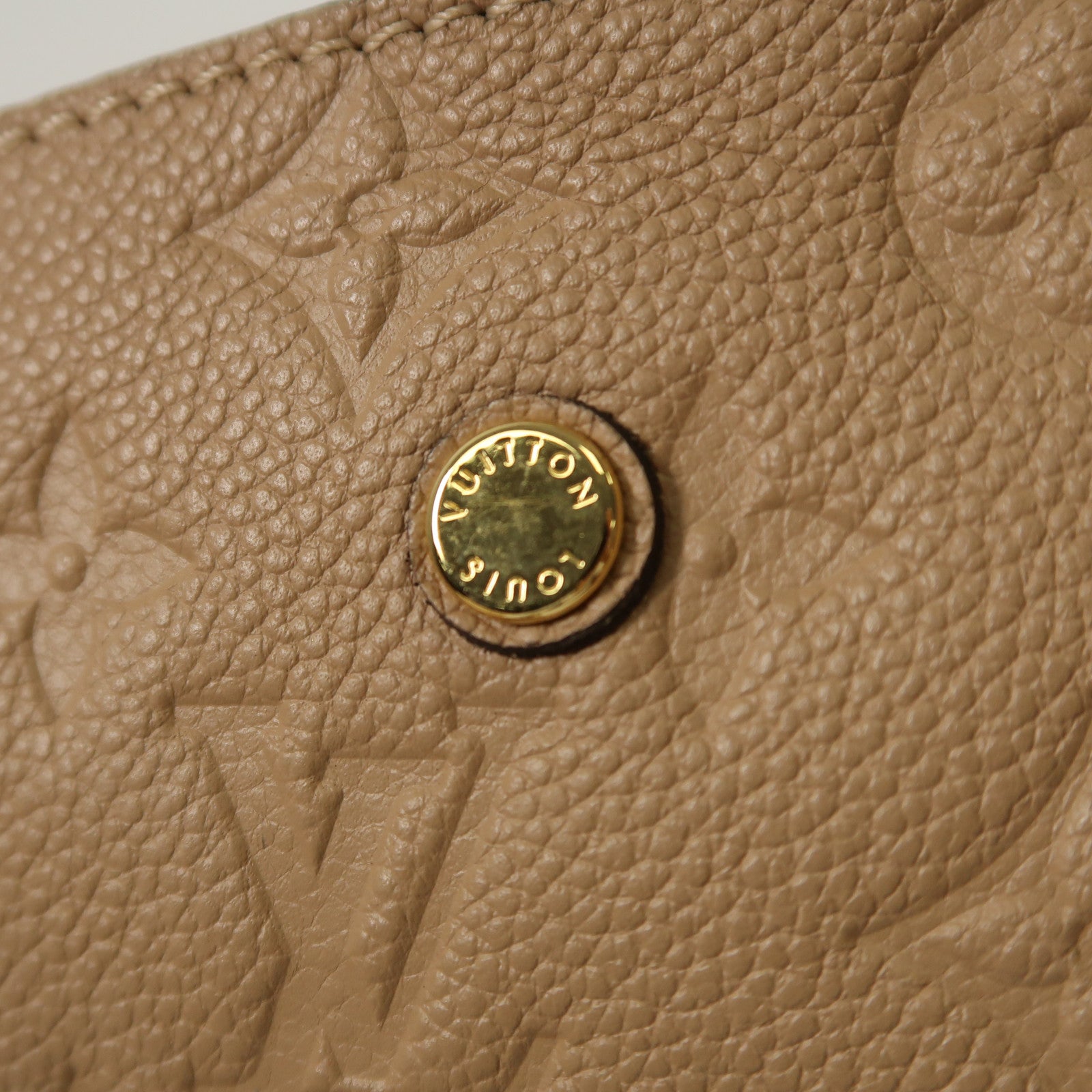 LOUIS VUITTON Monogram Empreinte Montaigne MM手挽肩背兩用袋