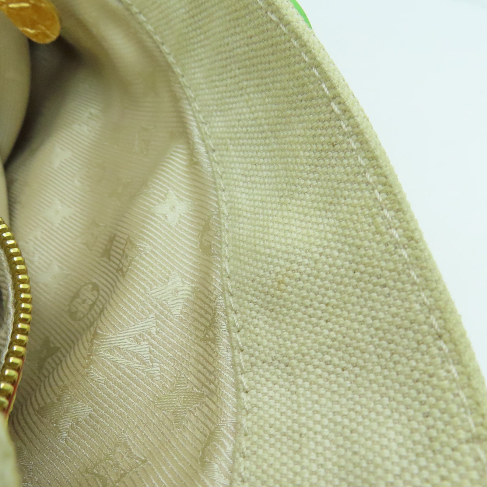 LOUIS VUITTON 帆布Polka Dot Fleurs肩背袋彩色
