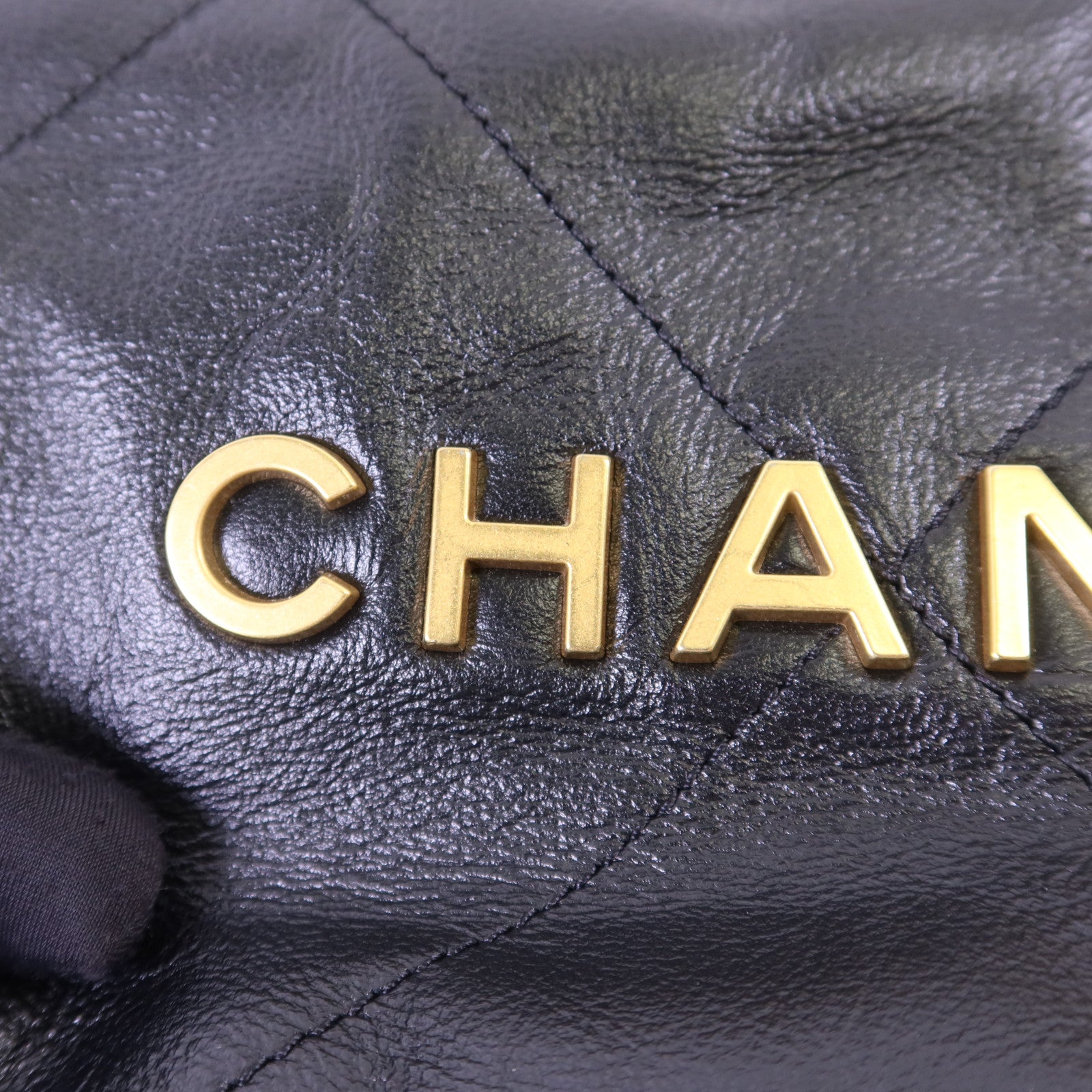 CHANEL 【激減優惠】牛皮皮革C22 Mini金扣手挽肩背兩用袋