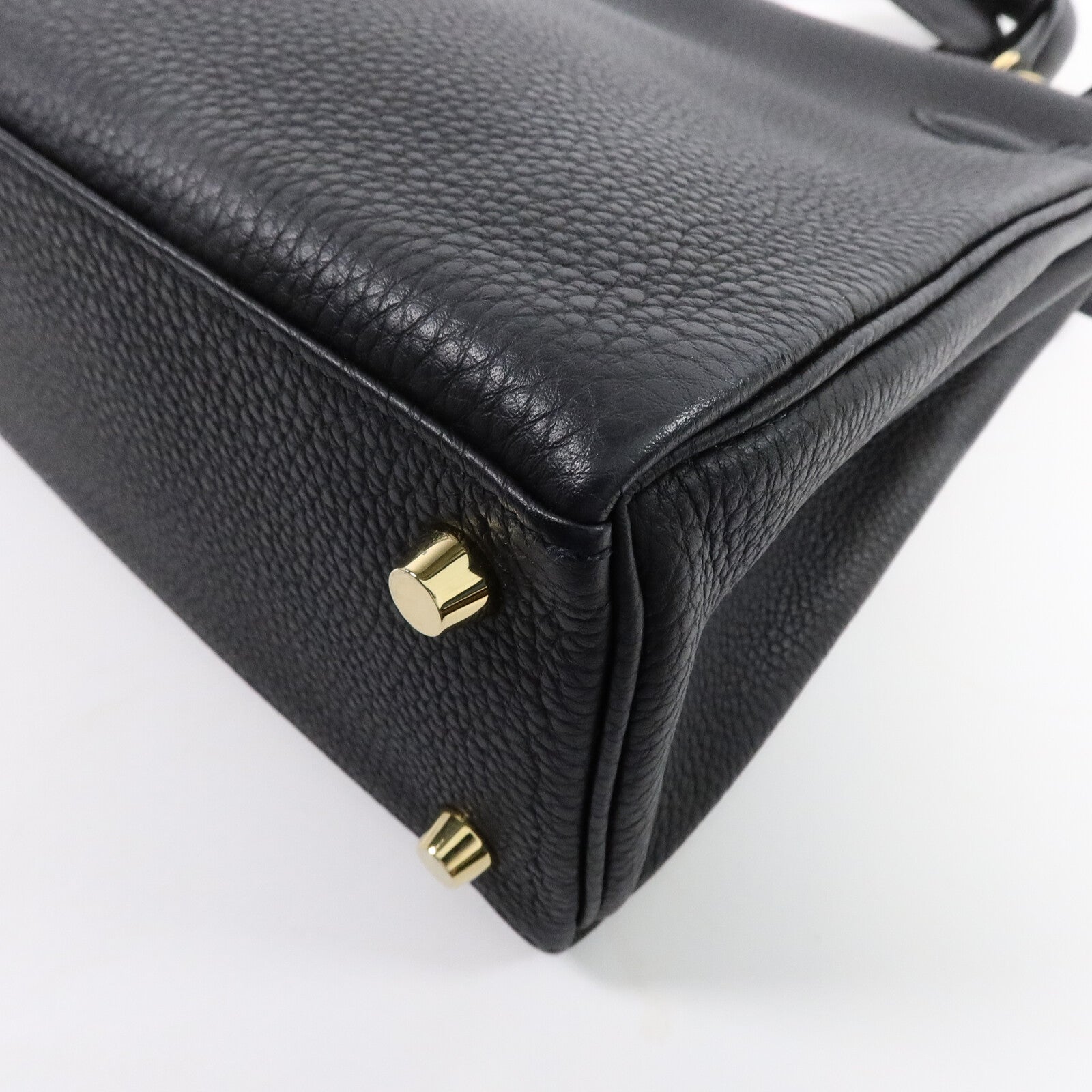HERMES Togo皮革Kelly 25手挽肩背兩用袋Noir