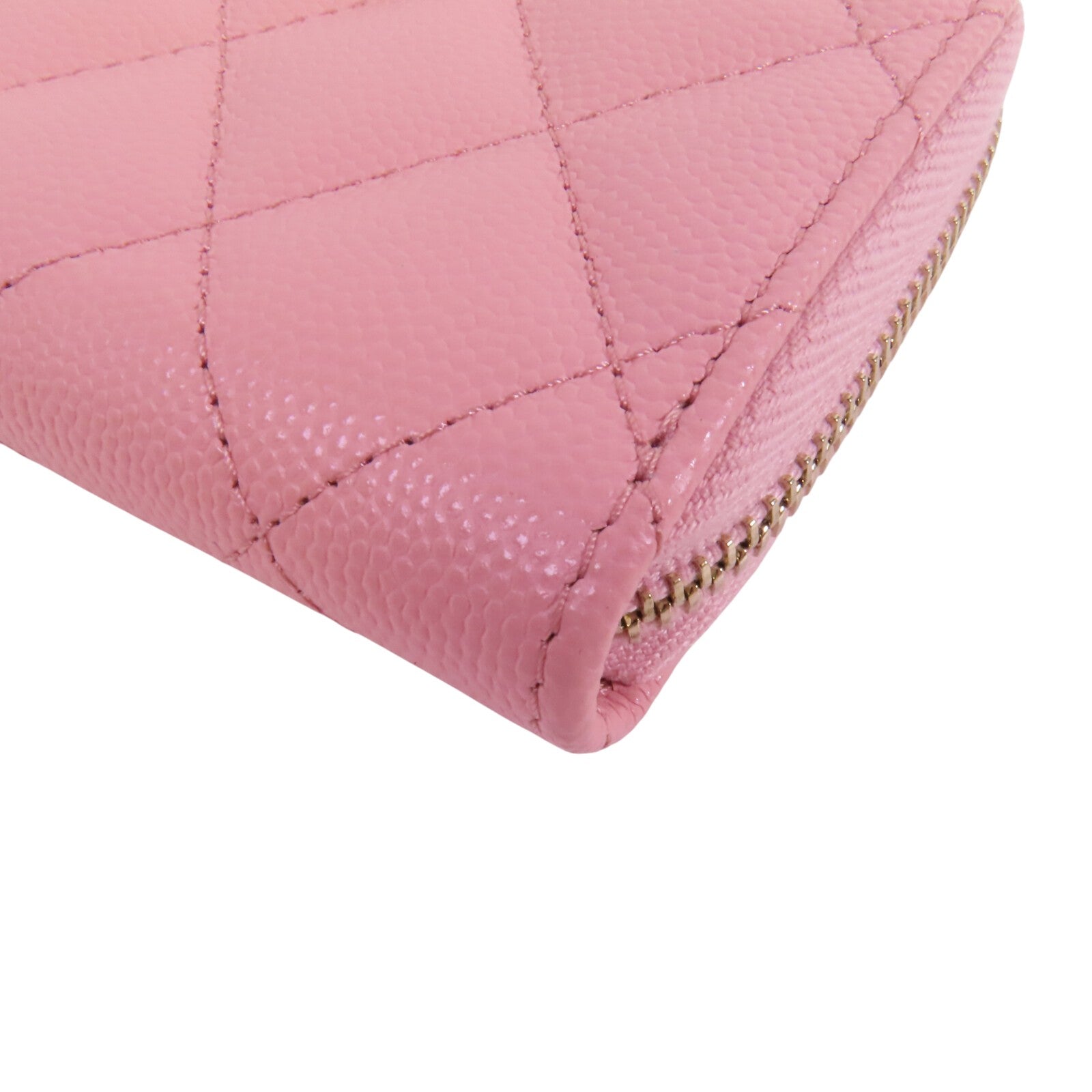 CHANEL 牛皮皮革Coins Card Case金扣零錢卡套