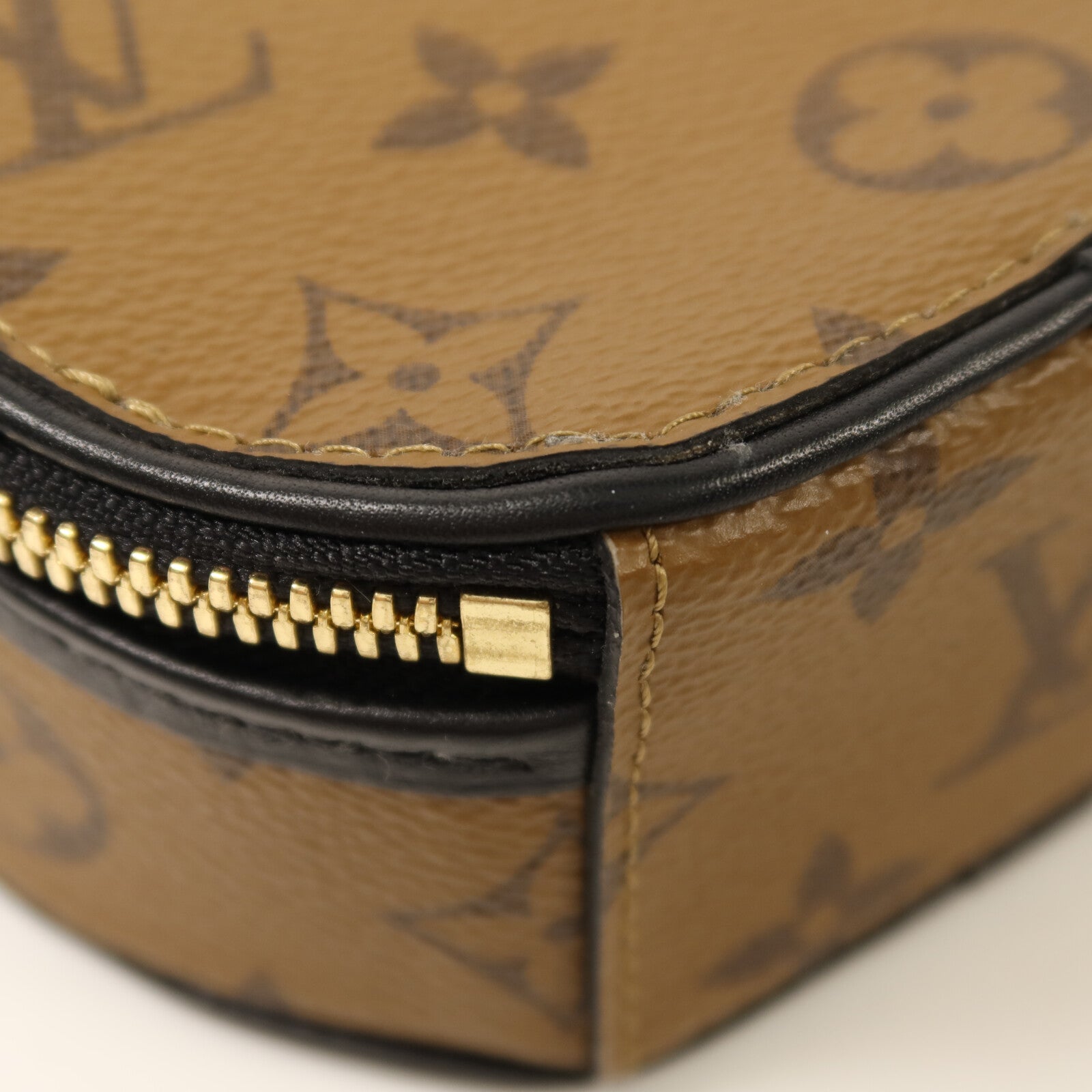 LOUIS VUITTON Monogram Reverse Mini Boite Chapeau金扣手挽肩背兩用袋