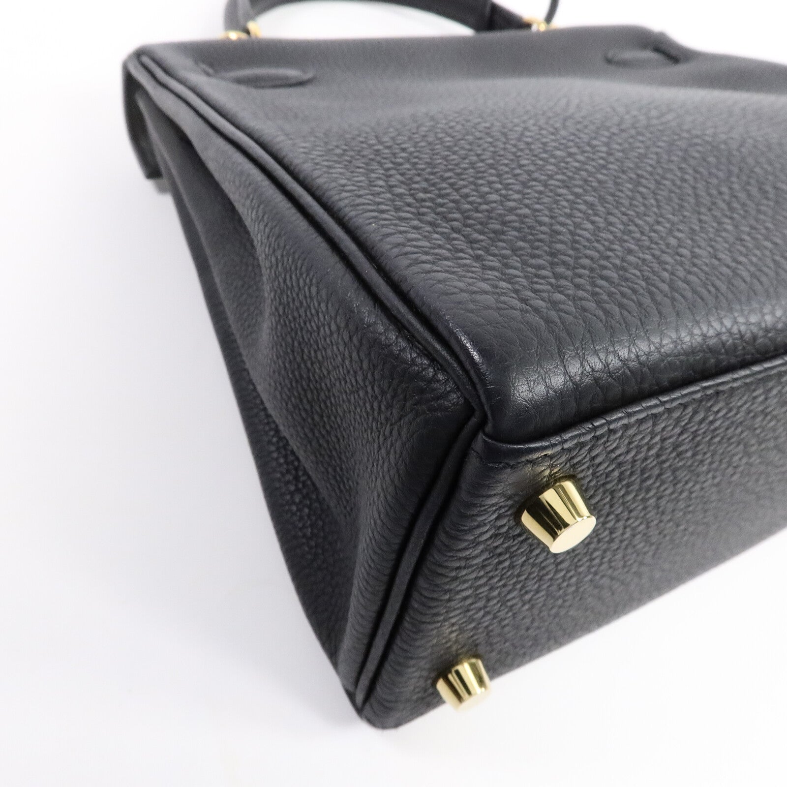 HERMES Togo皮革Kelly 25手挽肩背兩用袋Noir