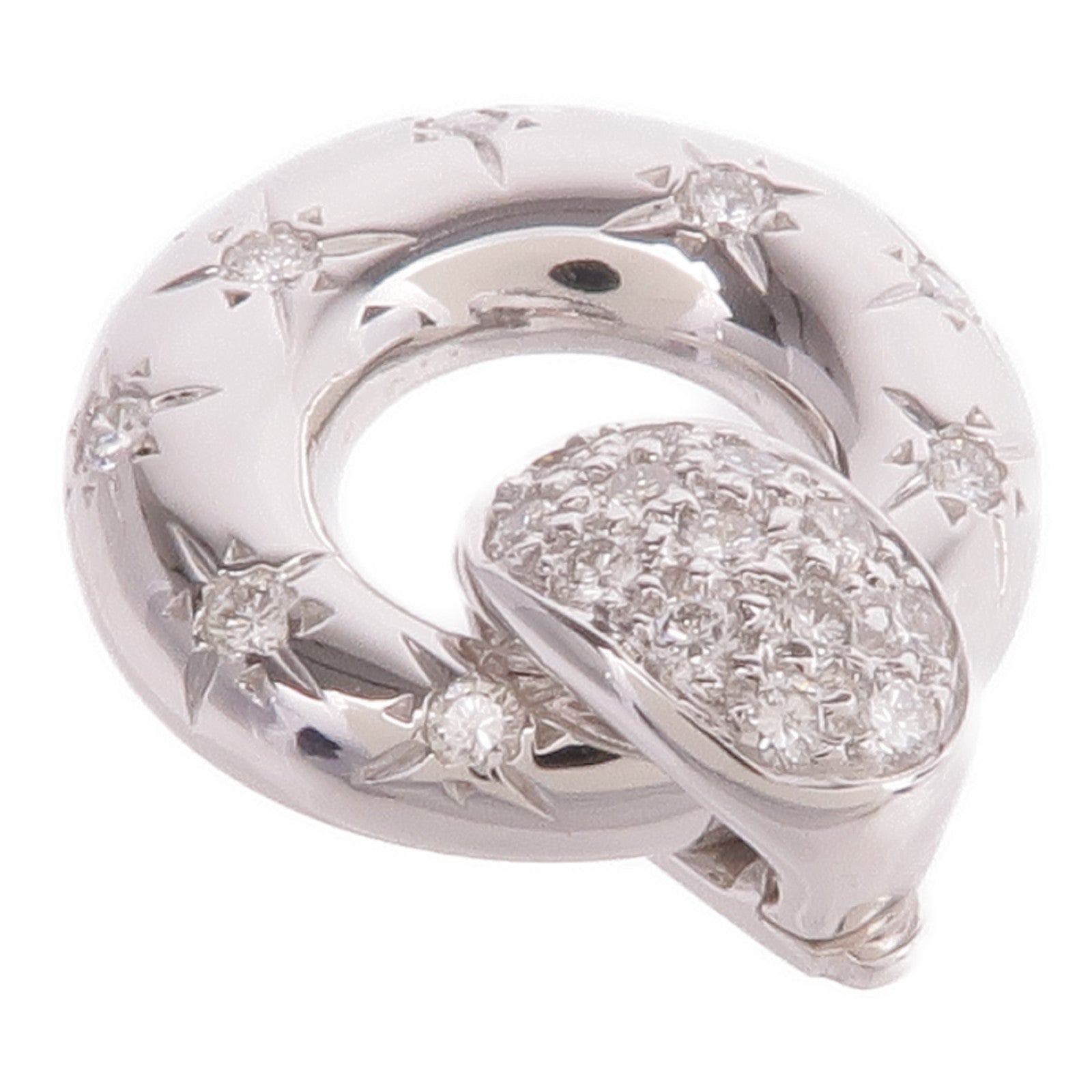 JEWELRY 18K白金Diamond Pendant Top鑽石吊墜