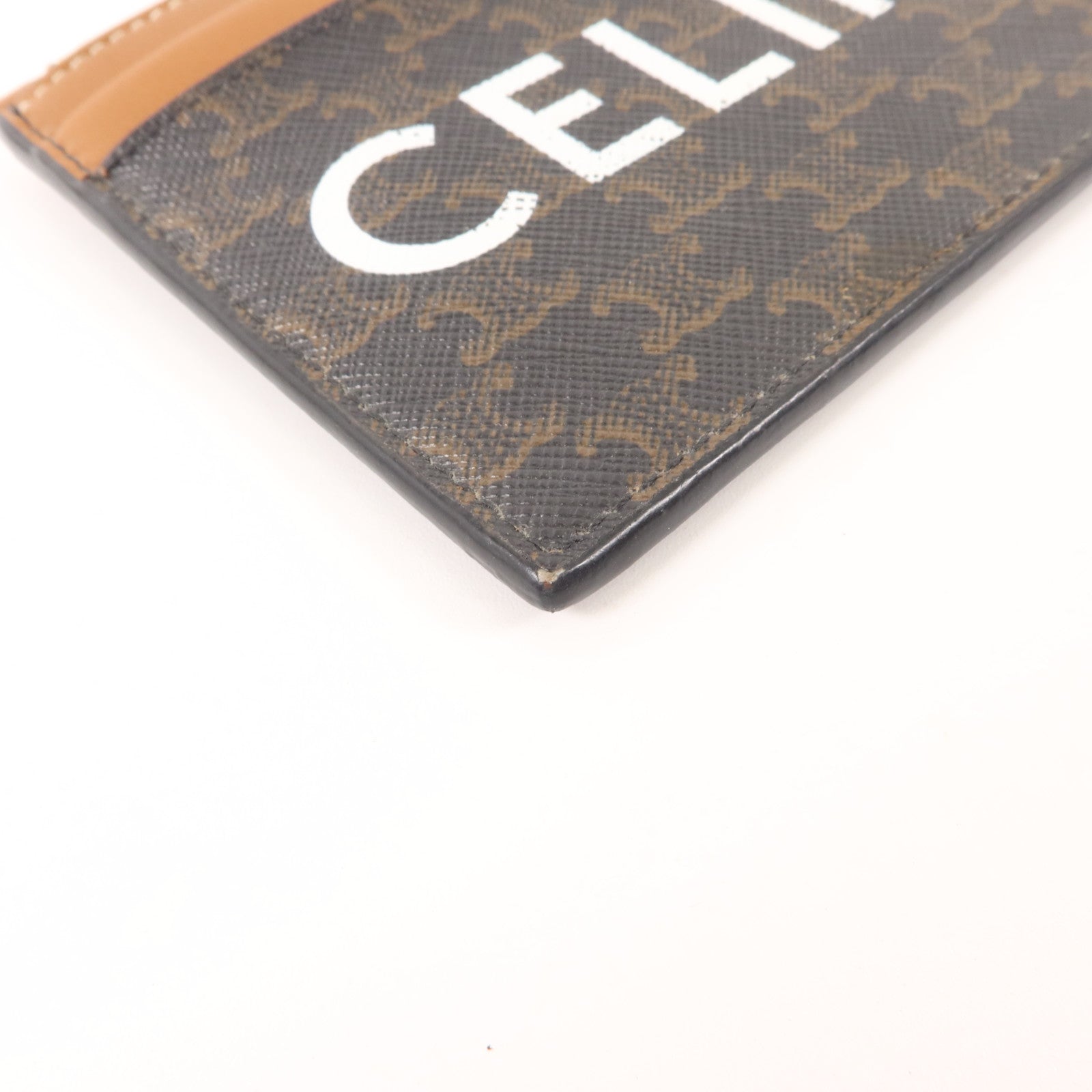 CELINE 塗層帆布Zipped Card Holder卡片套