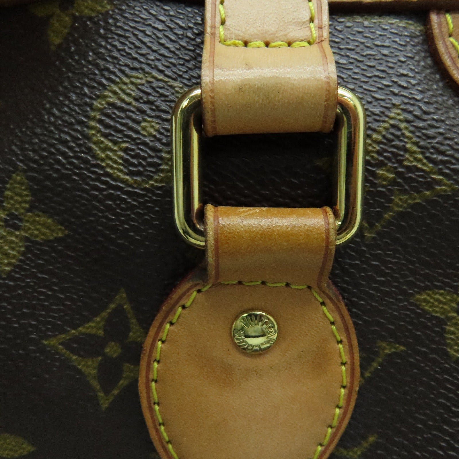 LOUIS VUITTON Monogram Palermo PM金扣手挽肩背两用袋啡色
