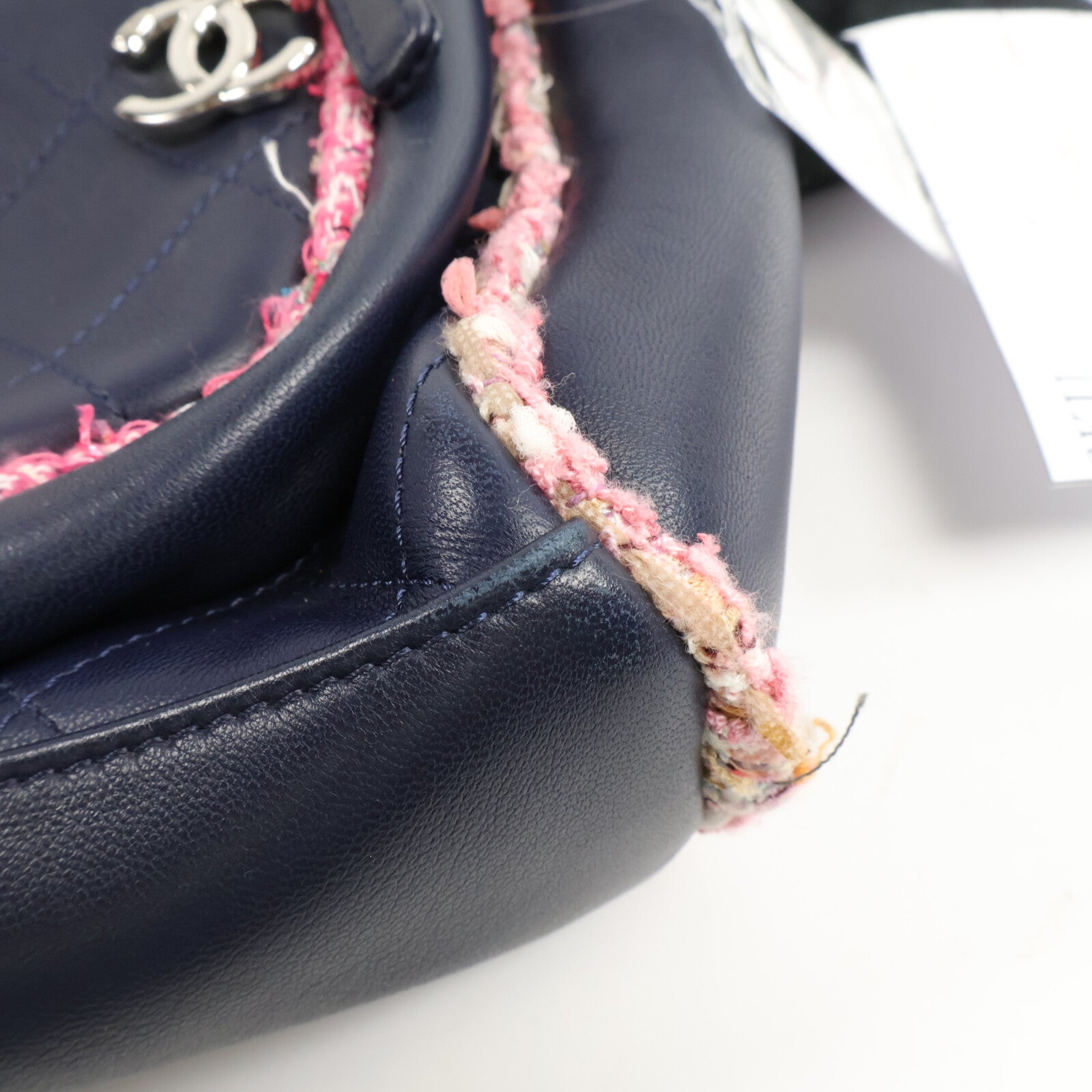 CHANEL 牛皮皮革Backpack肩背袋