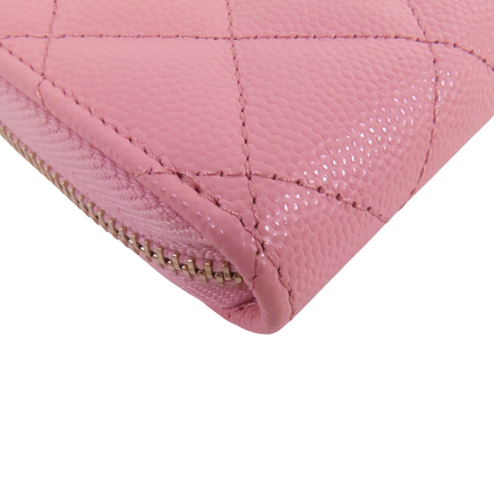 CHANEL 牛皮皮革Coins Card Case金扣零錢卡套