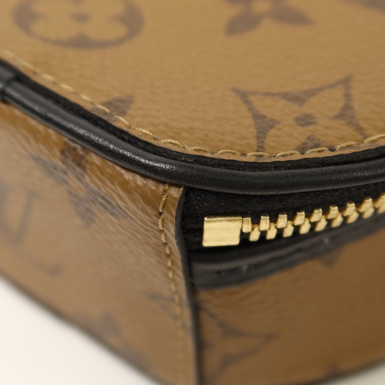 LOUIS VUITTON Monogram Reverse Mini Boite Chapeau金扣手挽肩背兩用袋