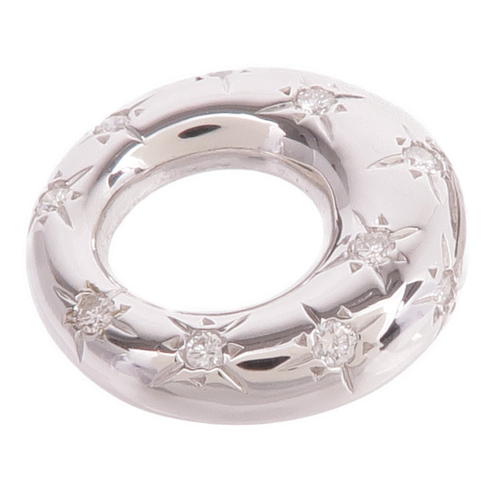 JEWELRY 18K白金Diamond Pendant Top鑽石吊墜