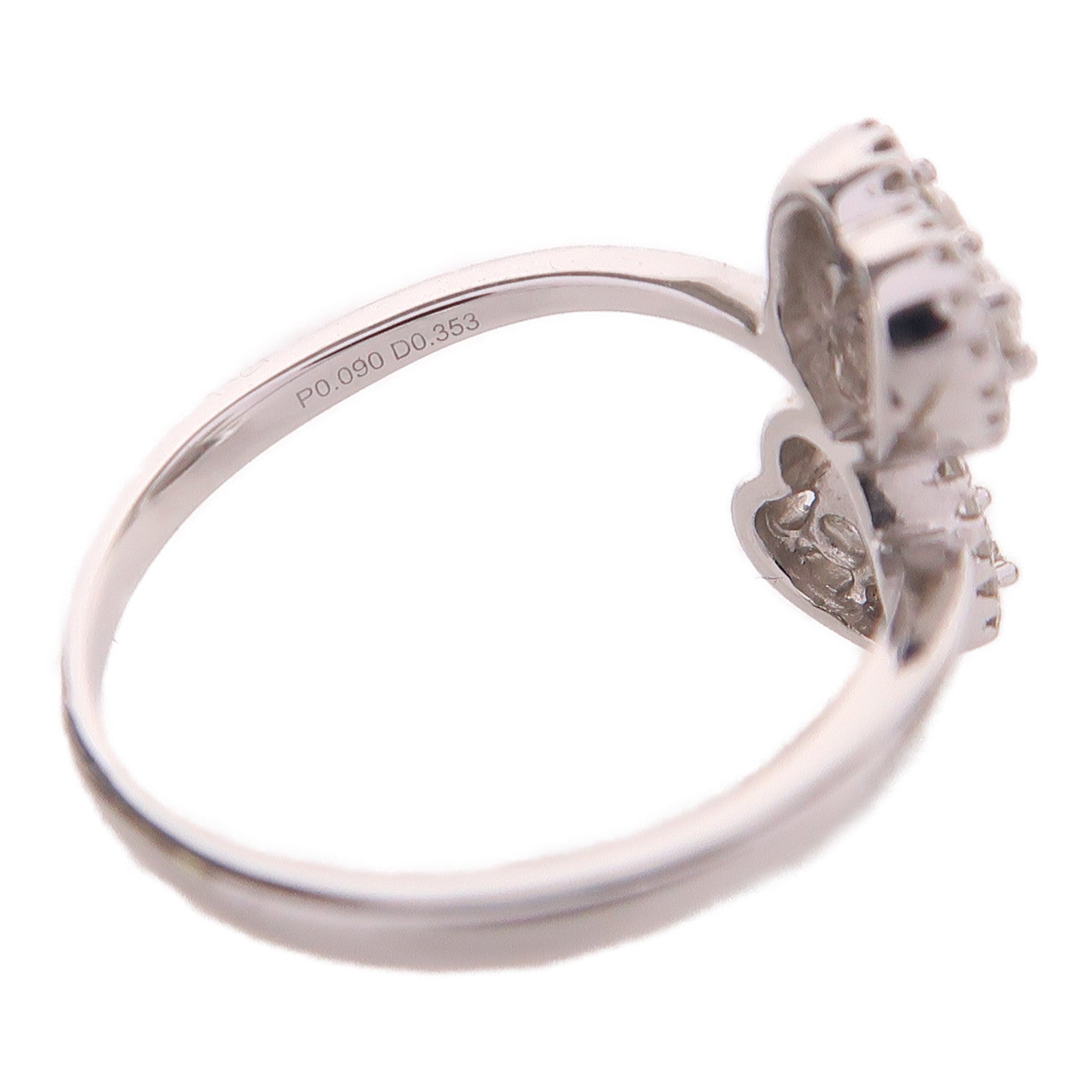 JEWELRY 18K白金Diamond Ring鑽石戒指US#7