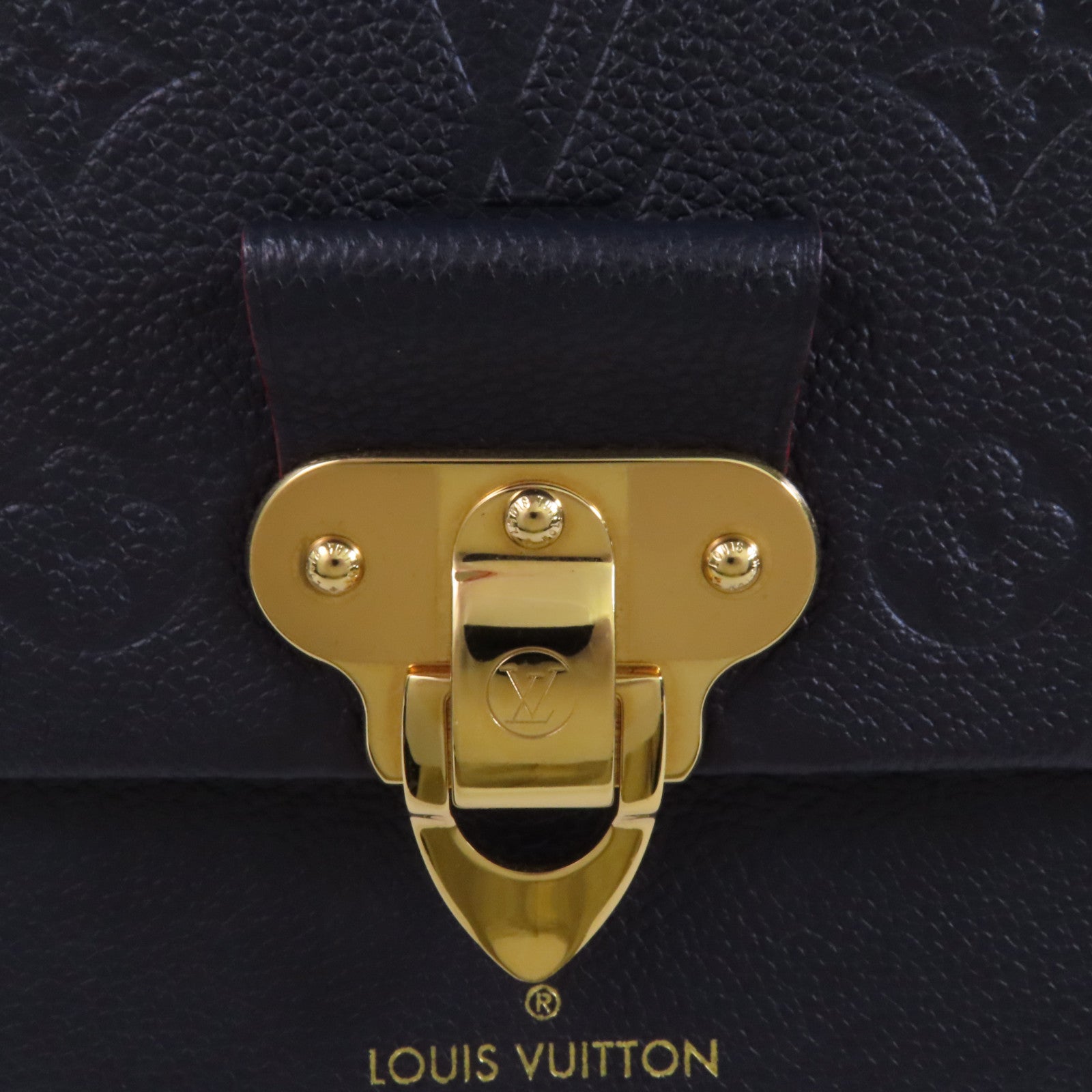 LOUIS VUITTON Monogram Empreinte Vavin PM金扣鏈帶肩背袋