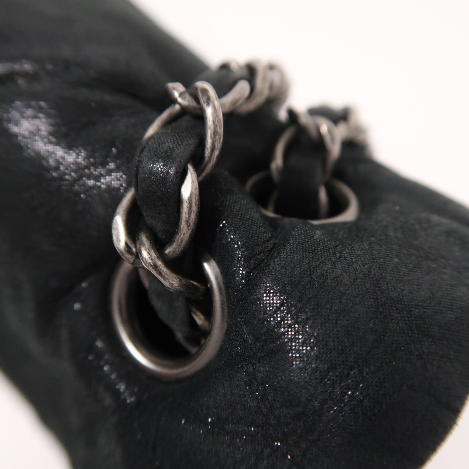 CHANEL 牛皮皮革Chain Shoulder鏈帶肩背袋