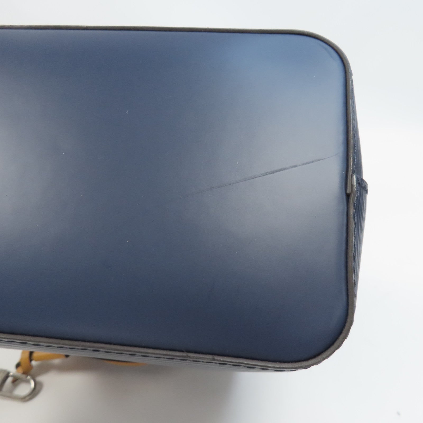 LOUIS VUITTON Epi NeoNoe BB銀扣手挽肩背兩用袋深藍色