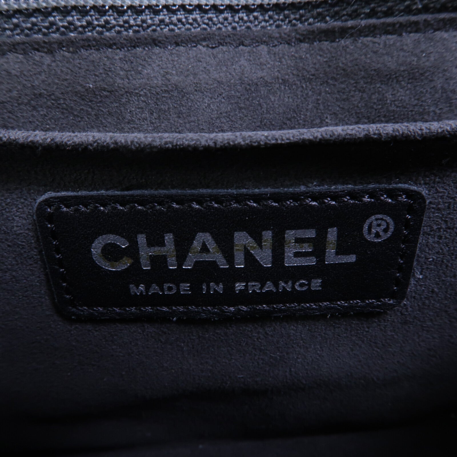 CHANEL 羊皮皮革/山羊毛Chain Shoulder鏈帶肩背袋