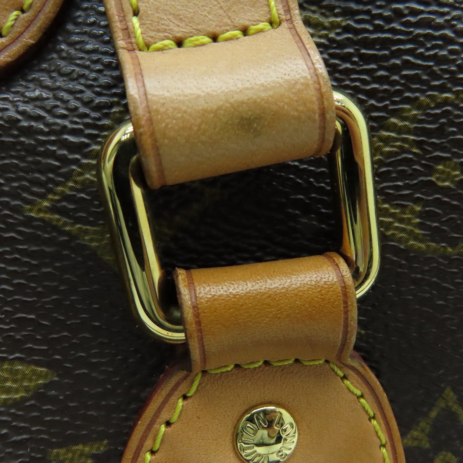 LOUIS VUITTON Monogram Palermo PM金扣手挽肩背两用袋啡色