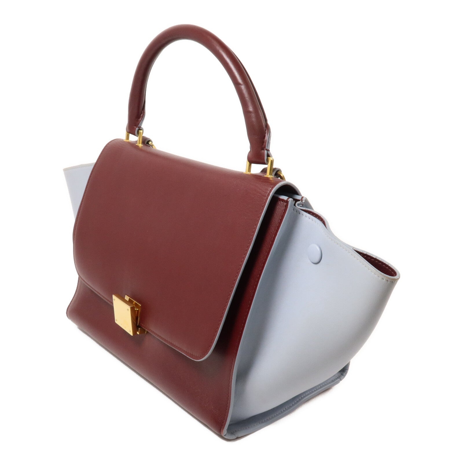 CELINE 牛皮皮革Trapeze Small手挽肩背兩用袋