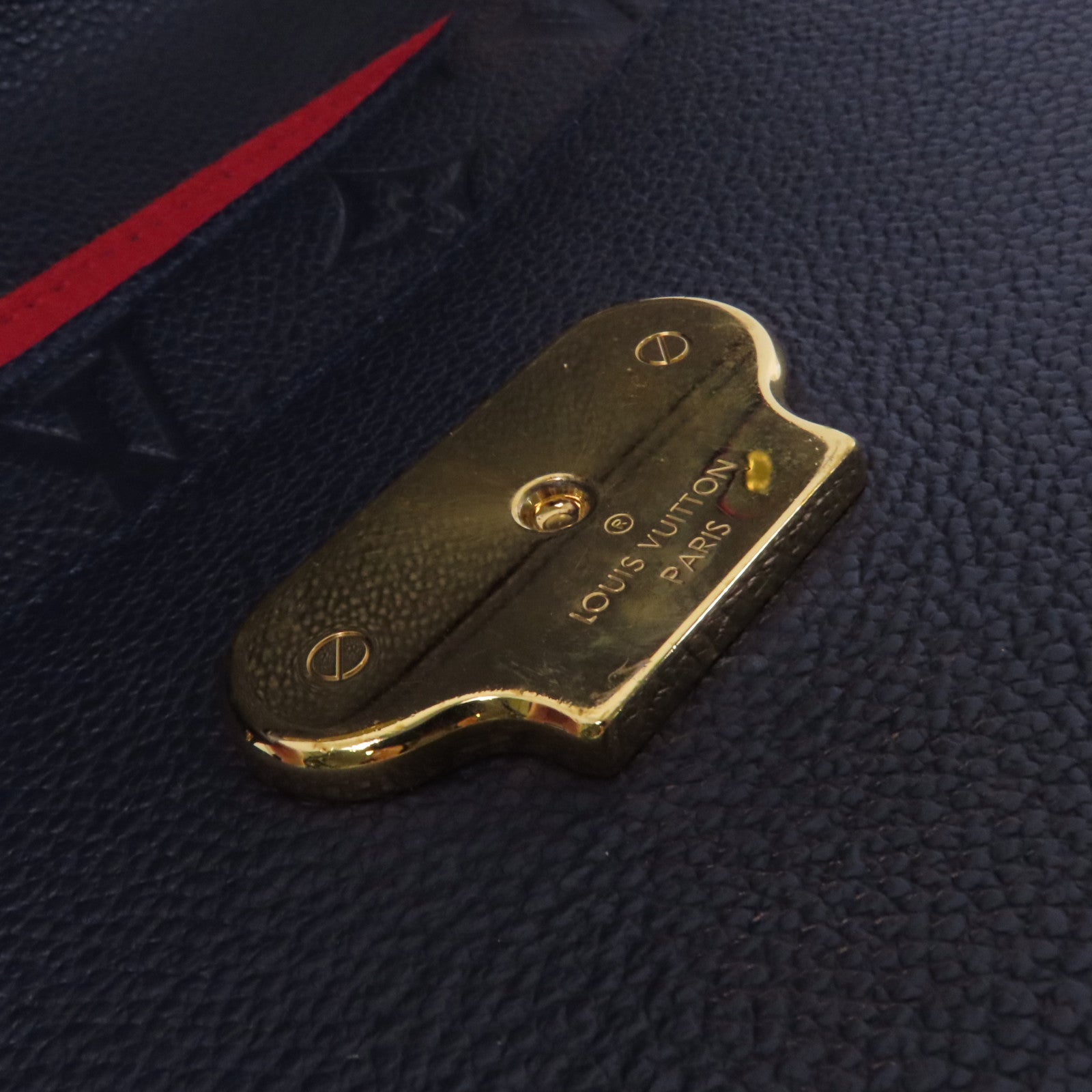 LOUIS VUITTON Monogram Empreinte Vavin PM金扣鏈帶肩背袋